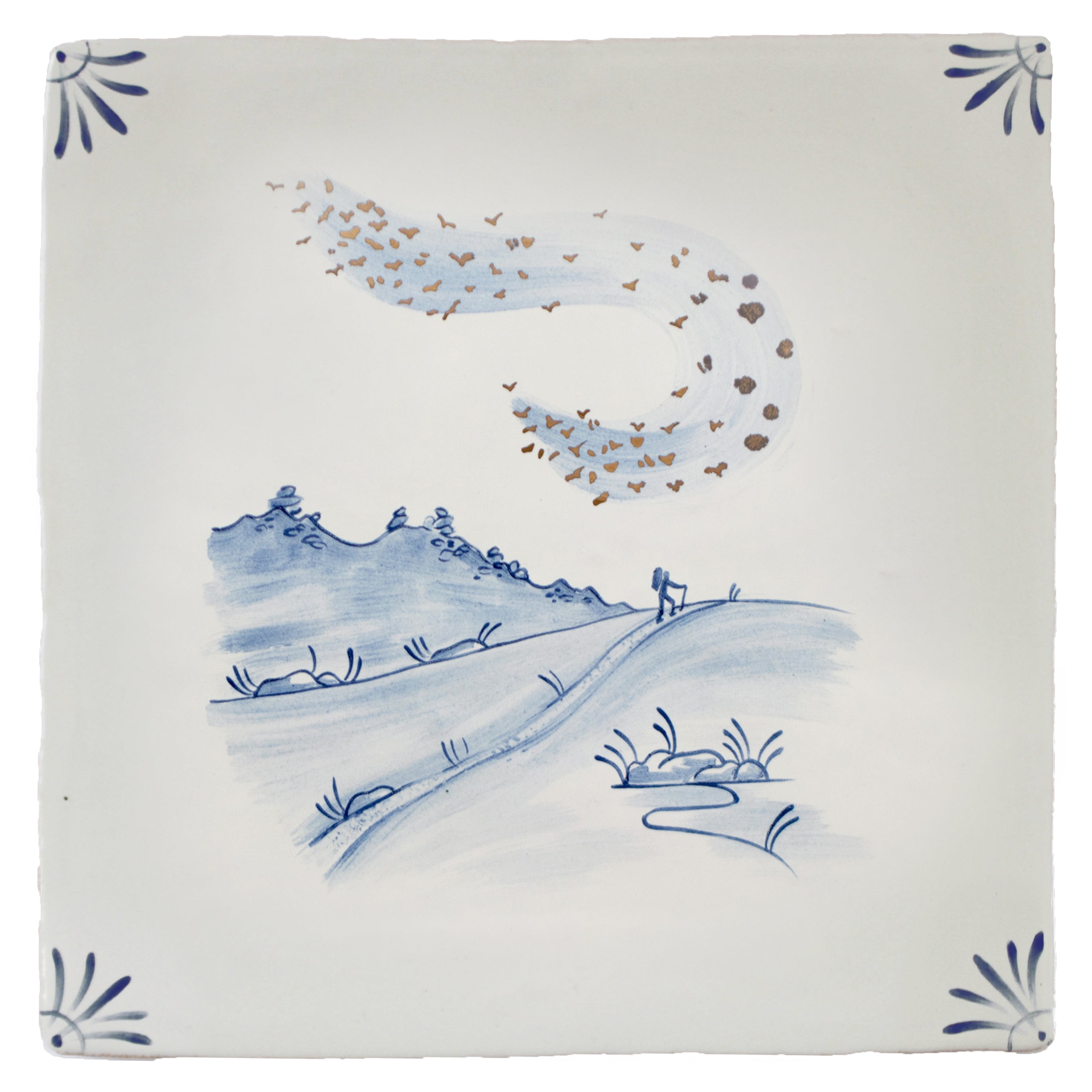 Wilderness Delft Murmurations with Gold