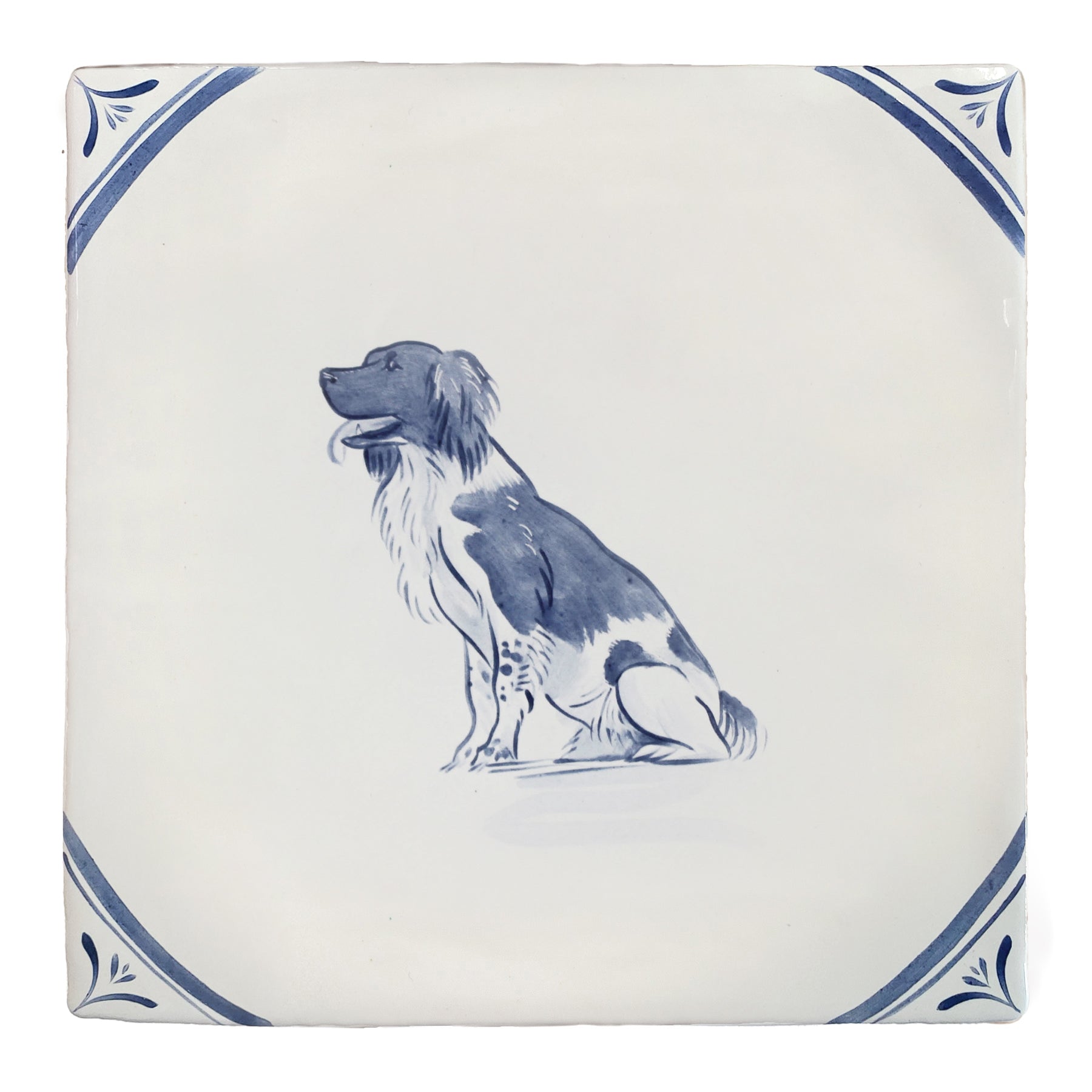 Cotswold Delft Sitting Spaniel