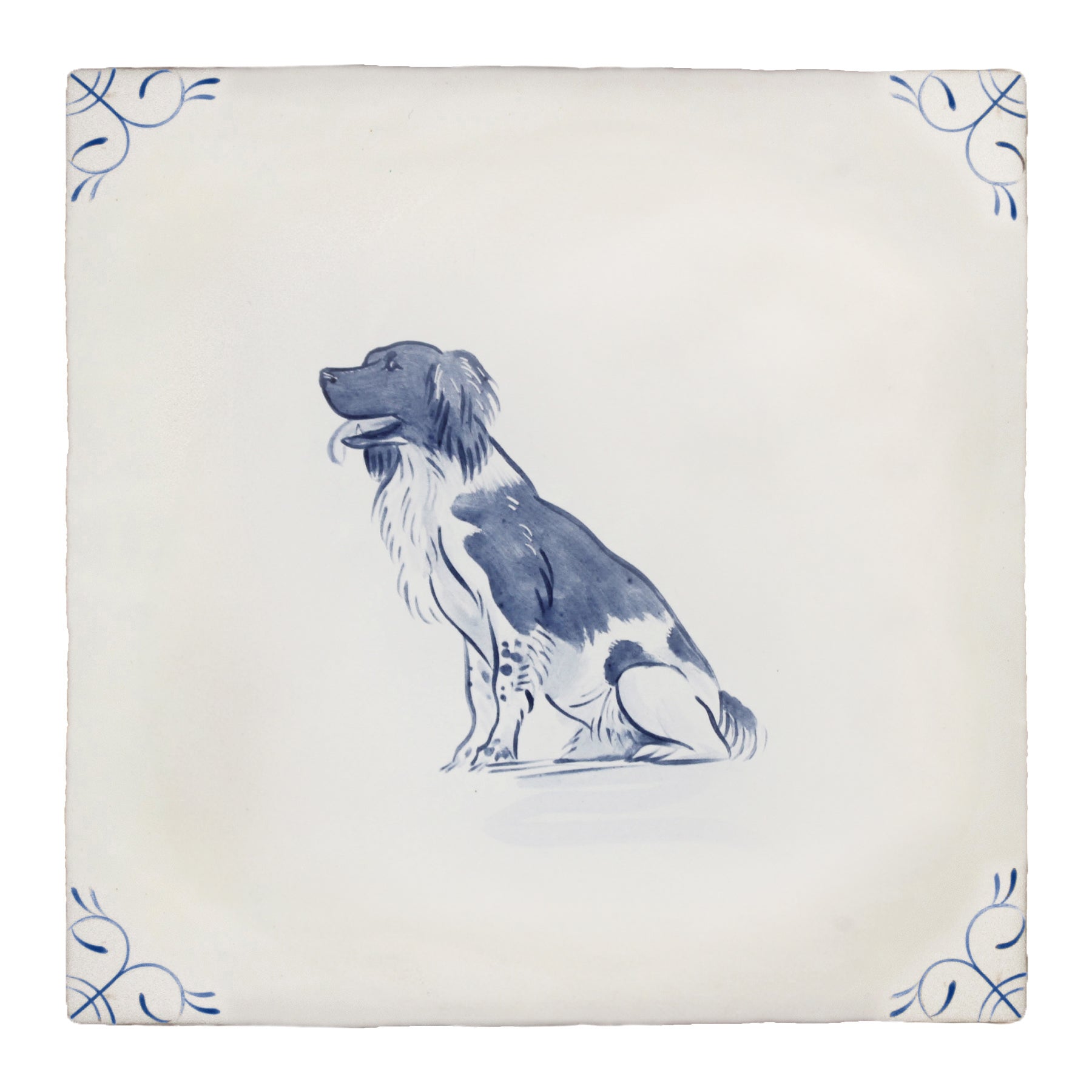 Cotswold Delft Sitting Spaniel