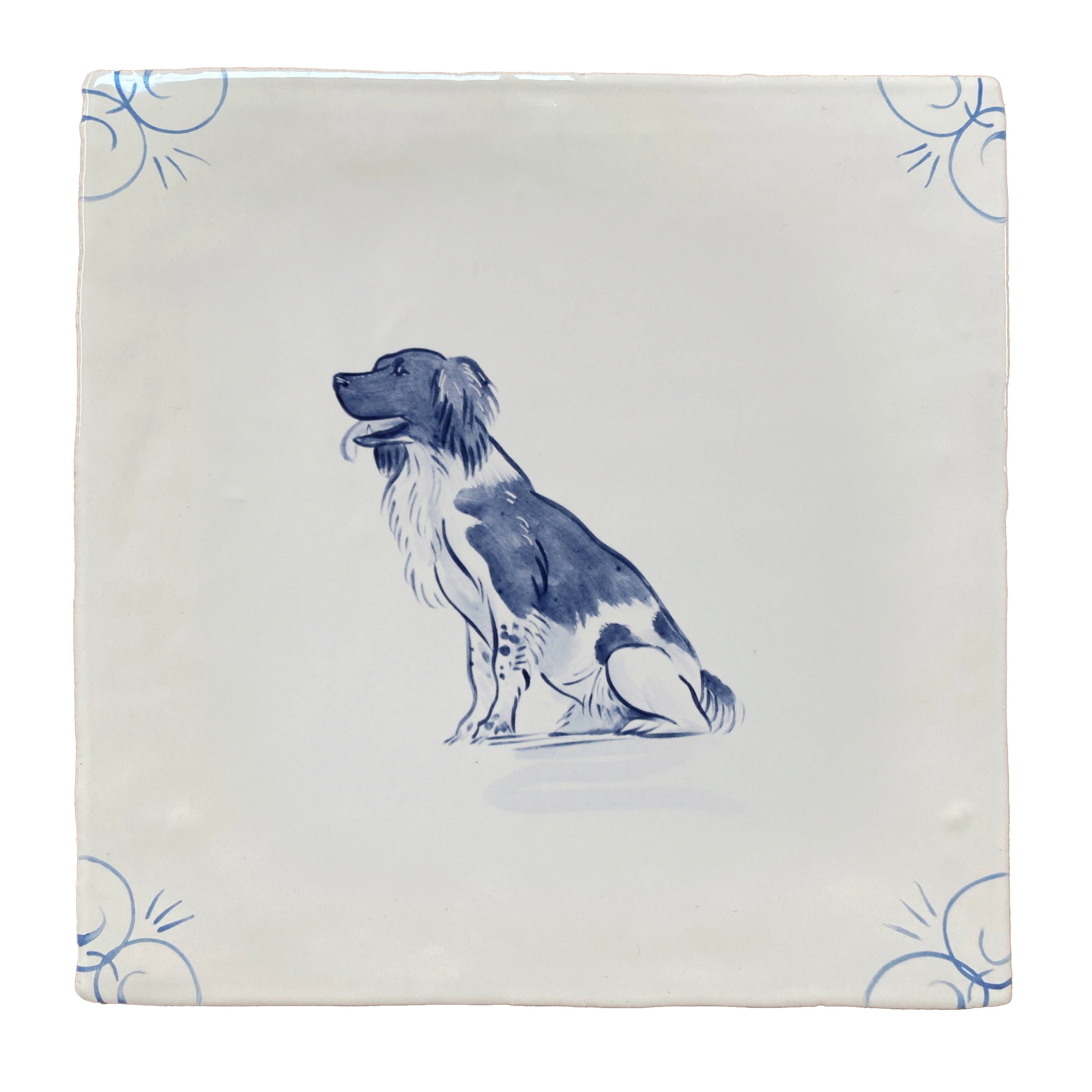 Cotswold Delft Sitting Spaniel