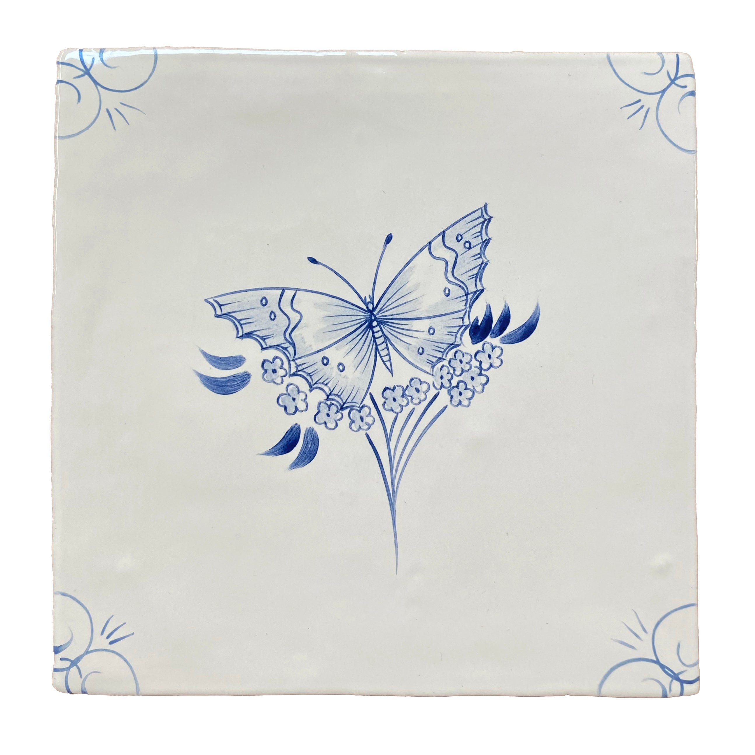 English Delft Butterfly 1