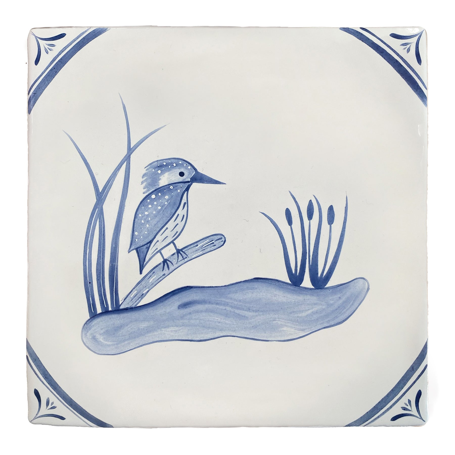 English Delft Kingfisher