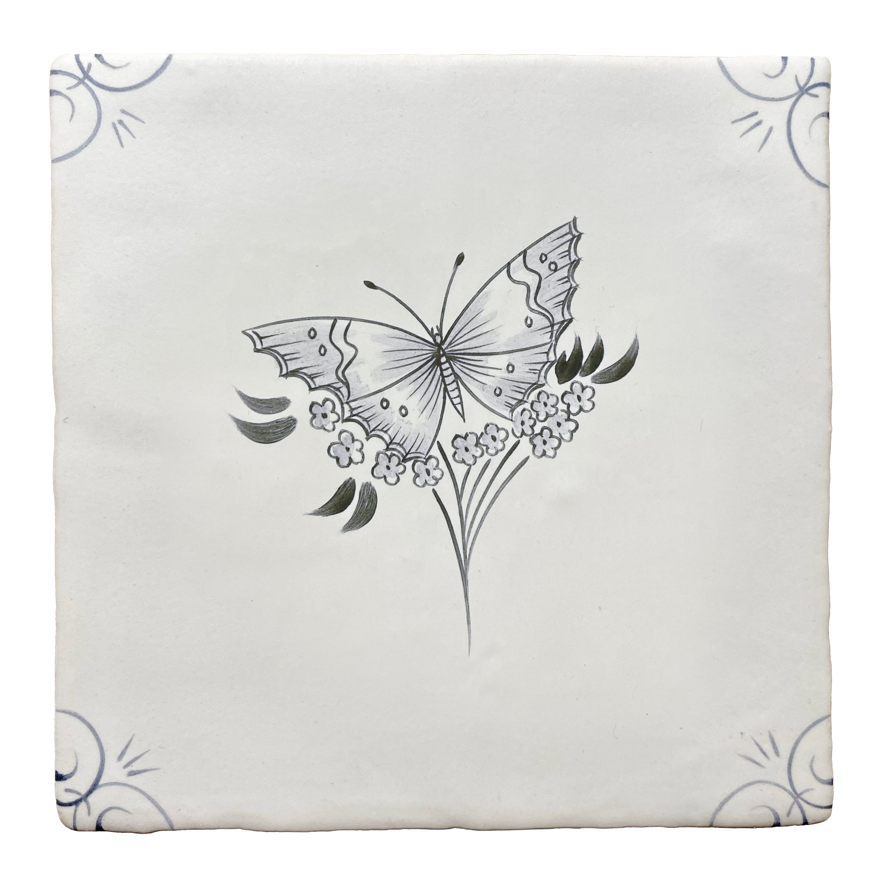 English Delft Butterfly 1