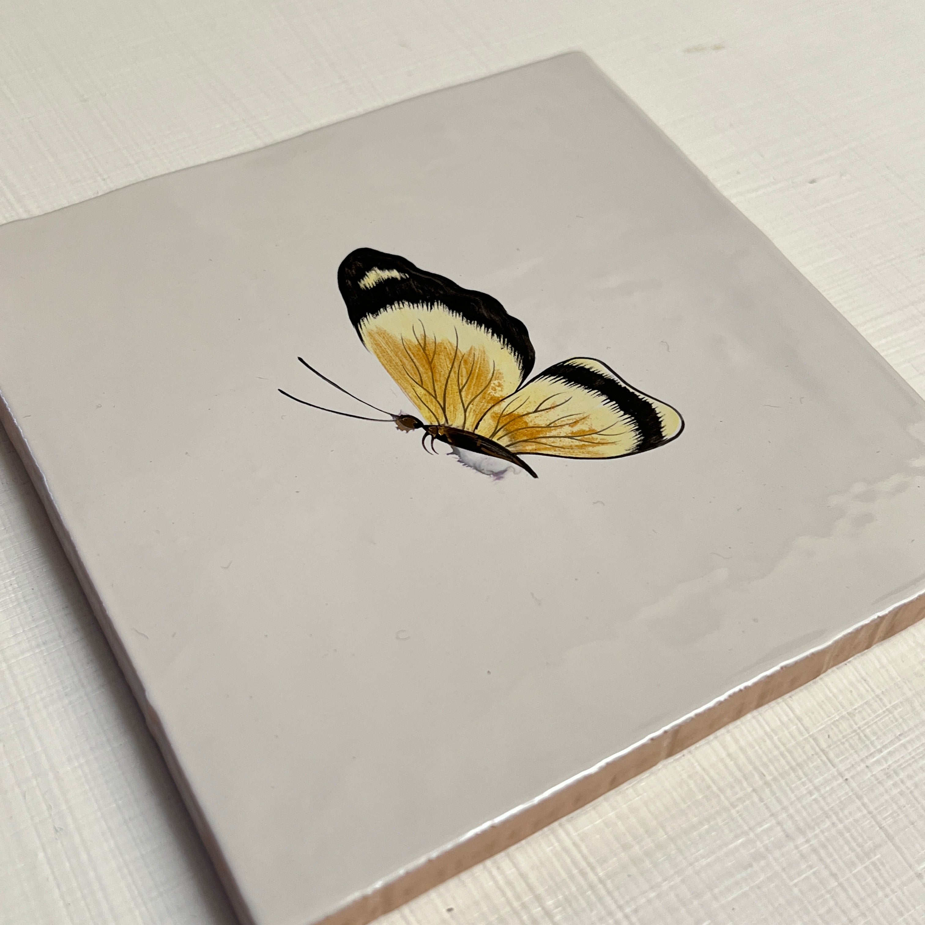 Seconds - Set of 2 Cloud Yellow Butterfly on English (Left)