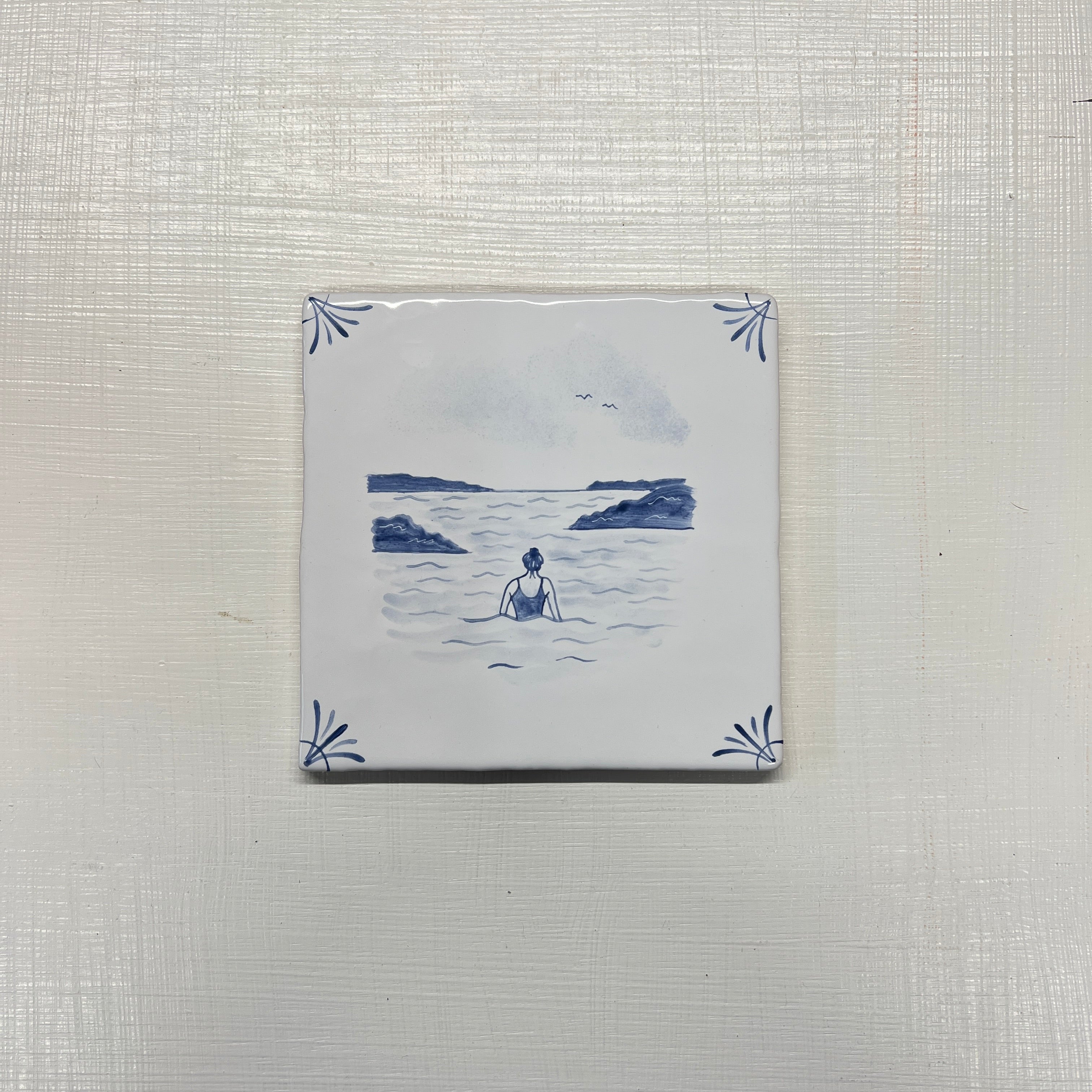 Seconds - Cornish Delft Sea Swimmer on Cornish