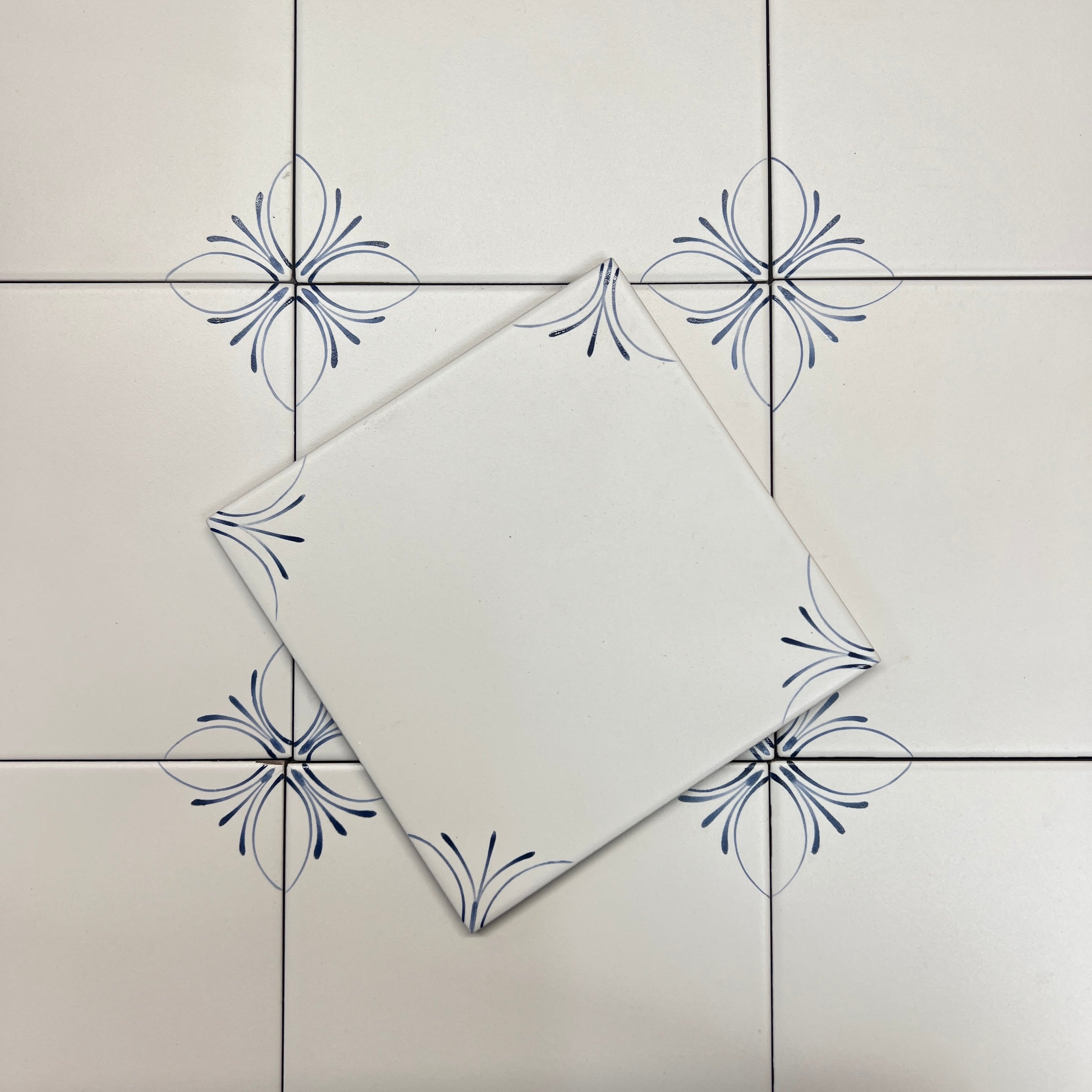 Seconds - Safran Corners Floor - Sky (Off White)