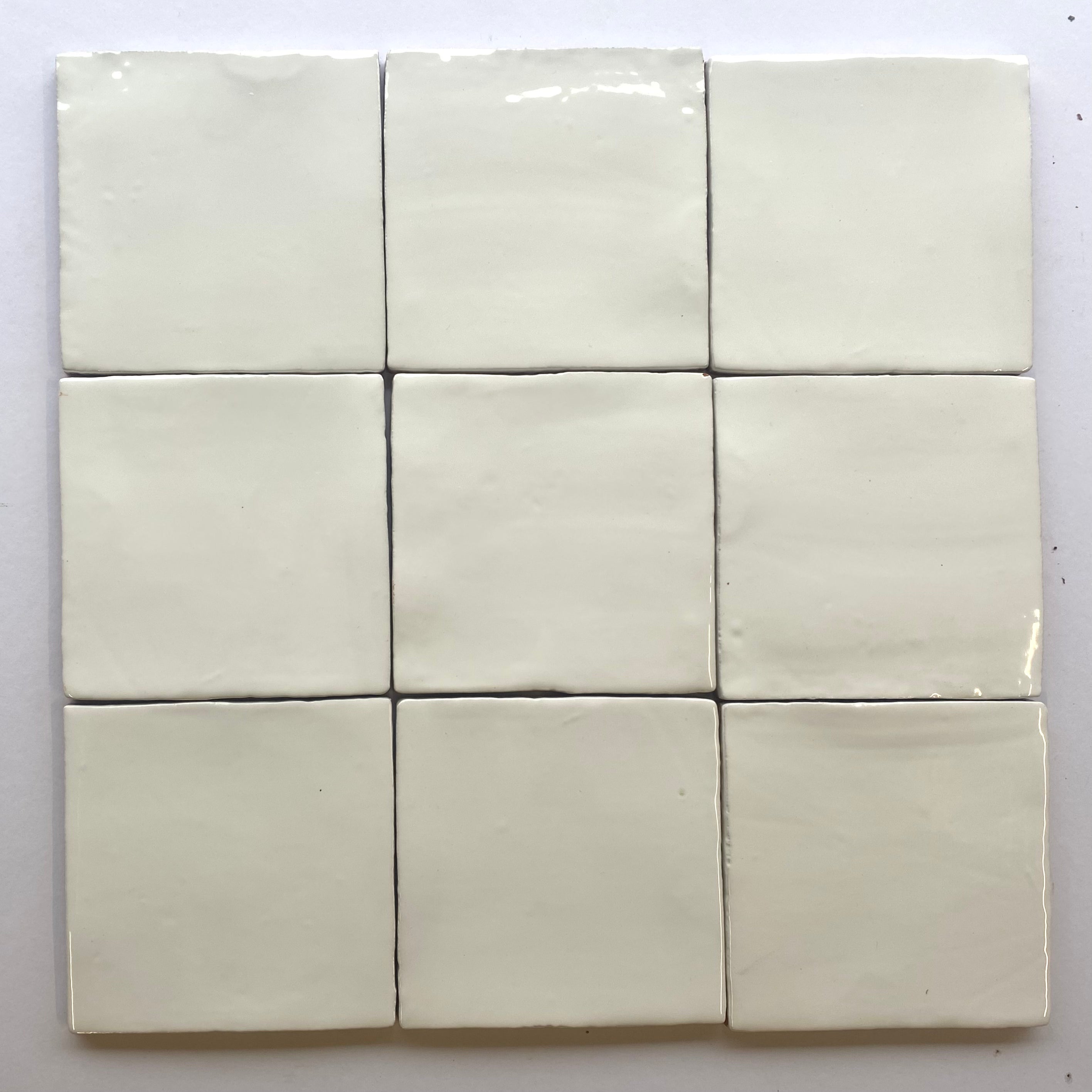 Seconds - Cornish White Plain Tiles
