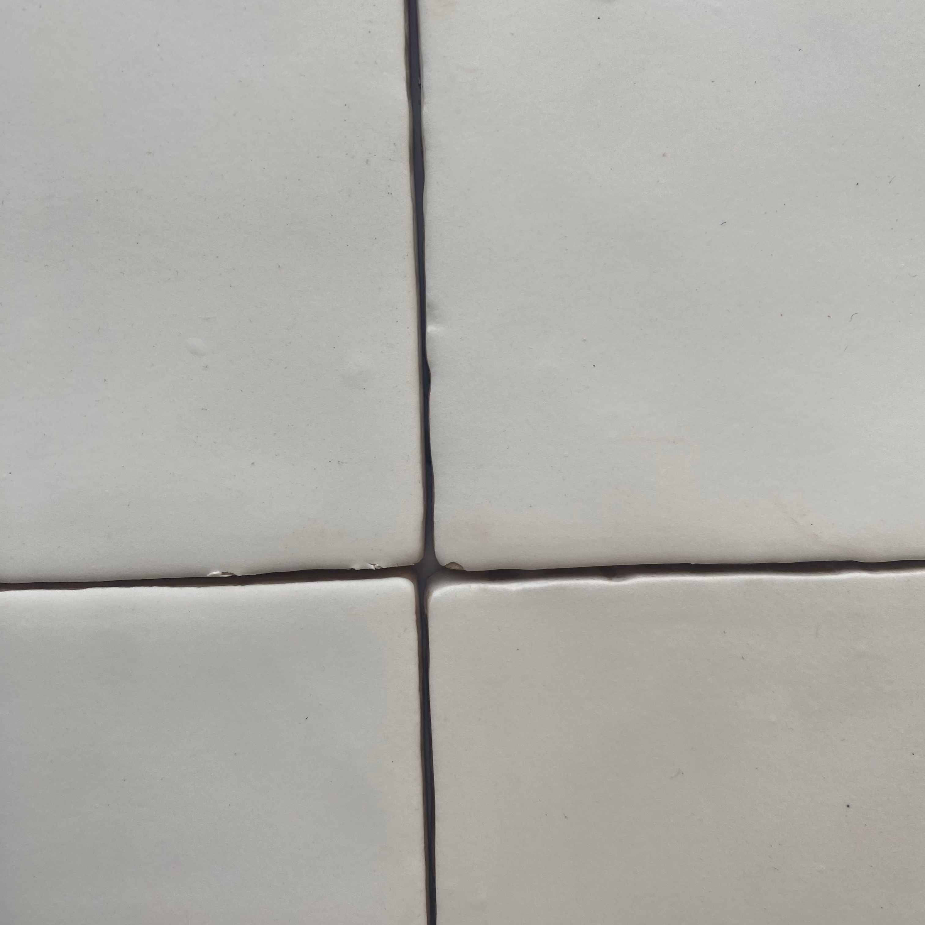 Seconds - Chalk White Plain Tiles