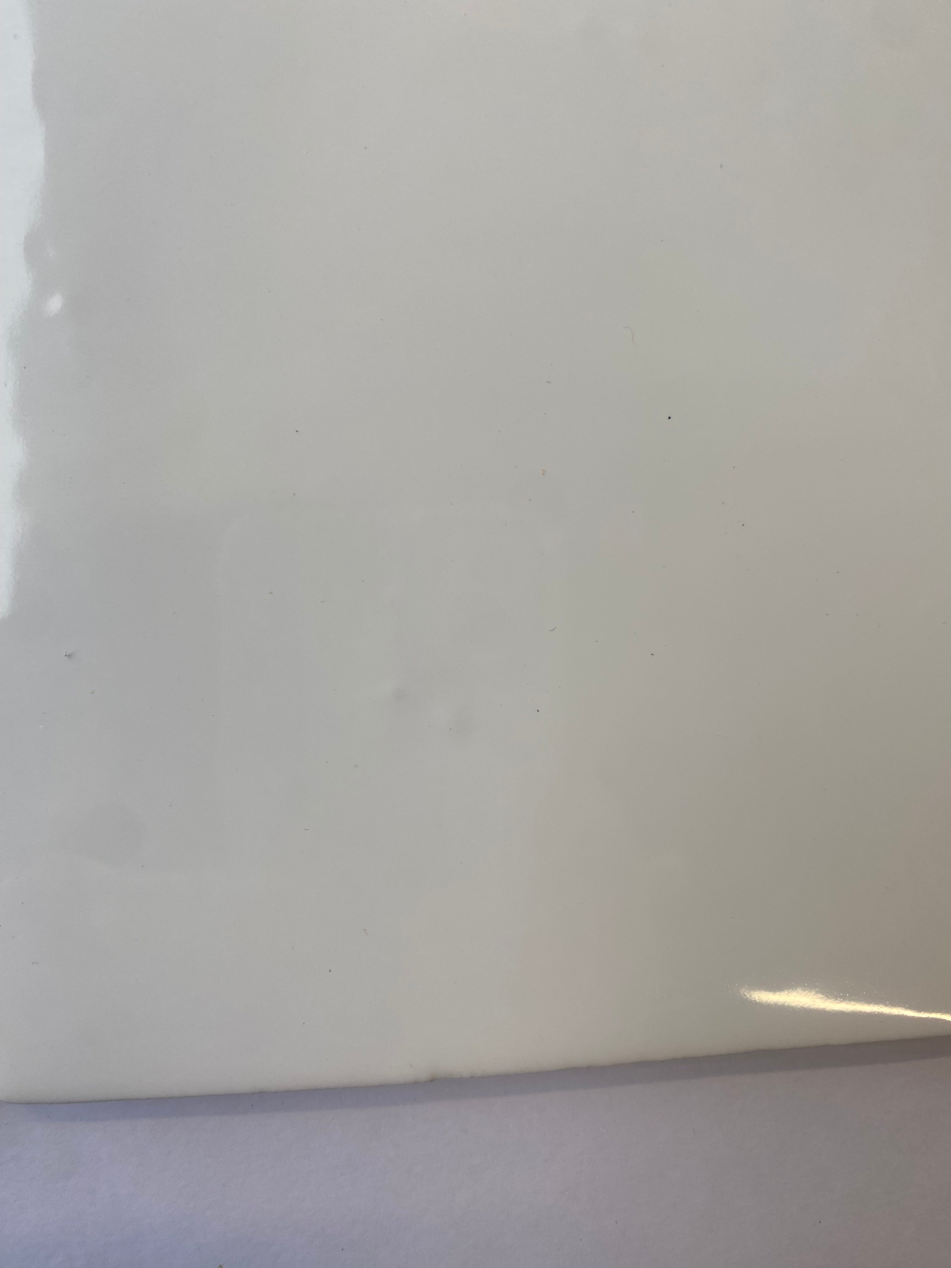Seconds - Cornish White 15 x 15cm Plain Tiles