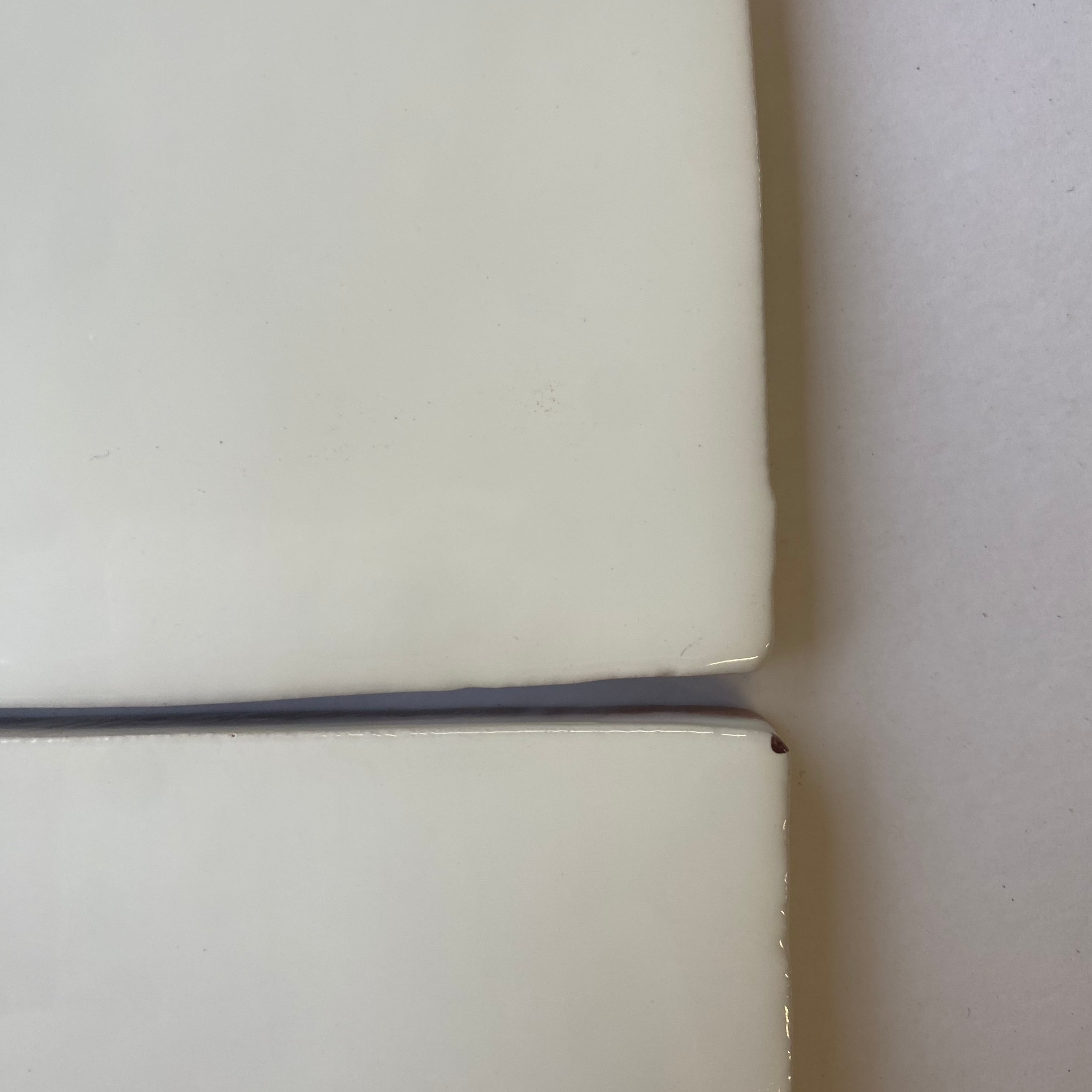 Seconds - Cornish White 15 x 15cm Plain Tiles