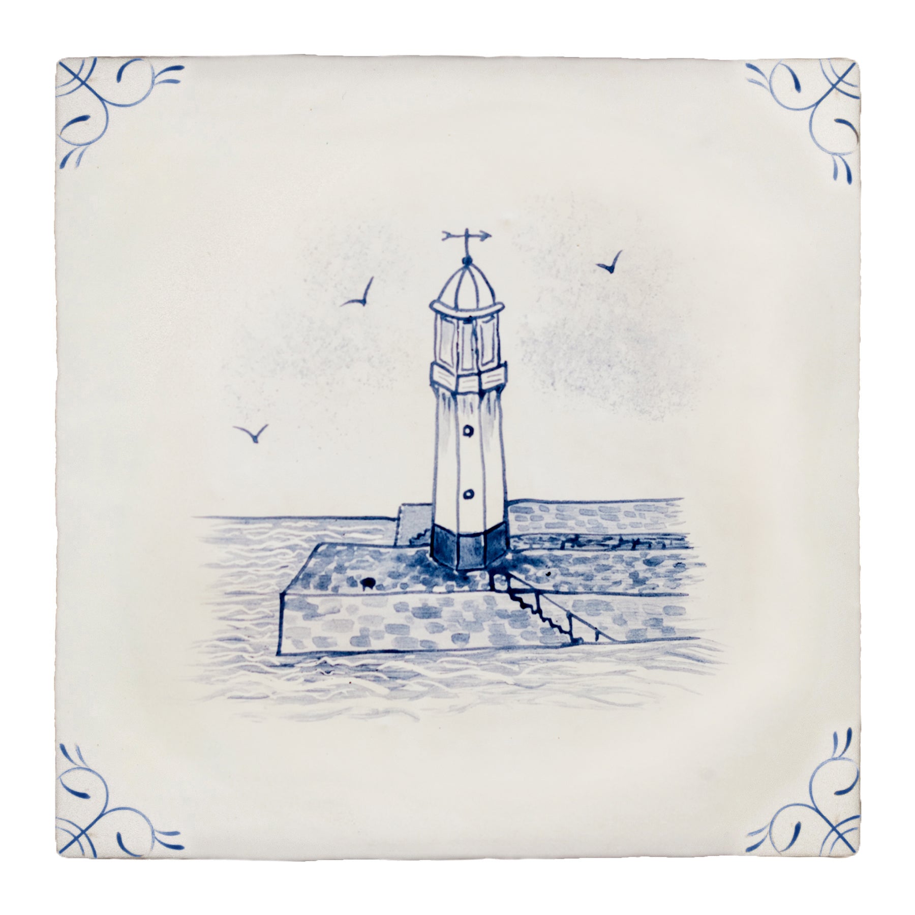 Cornish Delft Meva Lighthouse