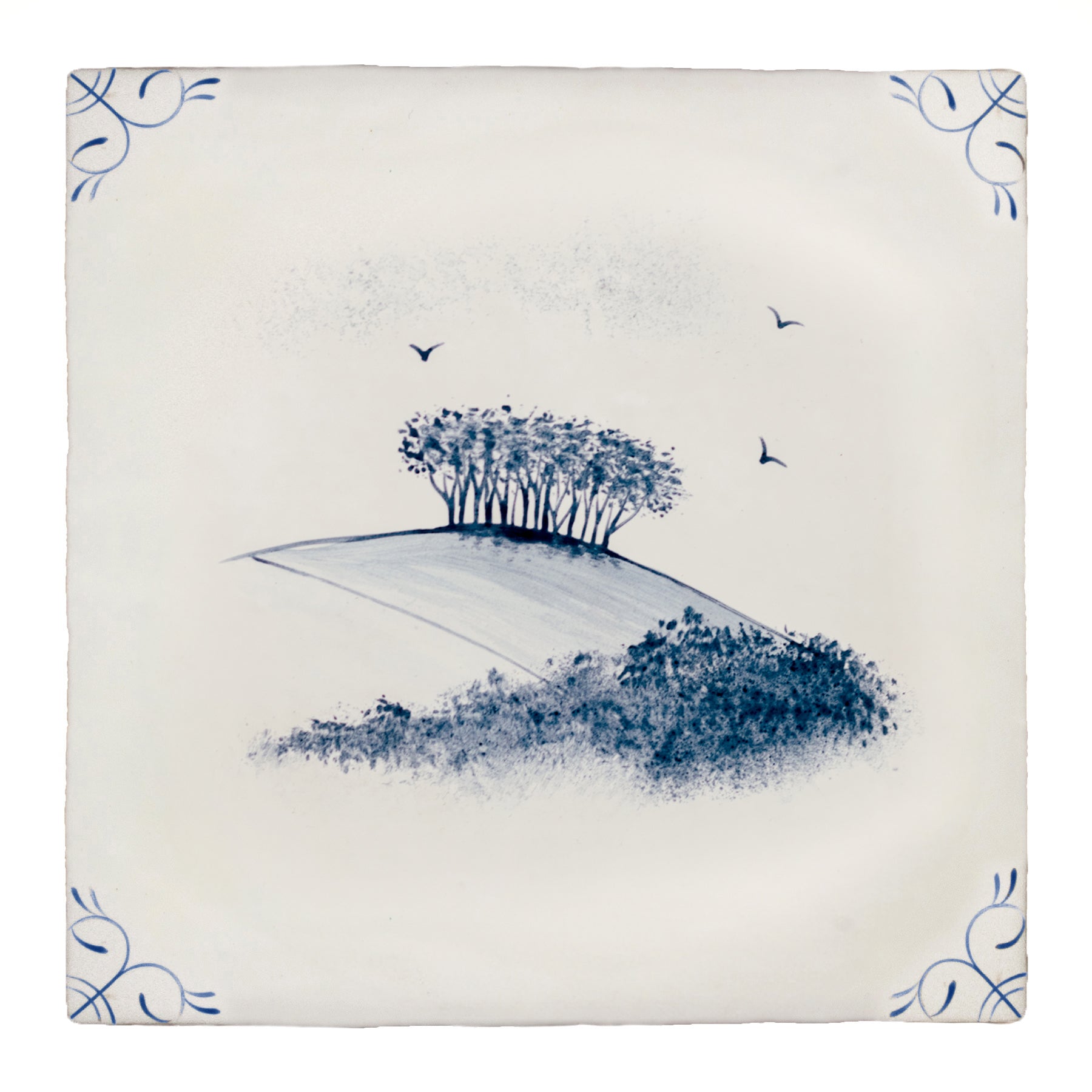 Cornish Delft Nearly Home Trees
