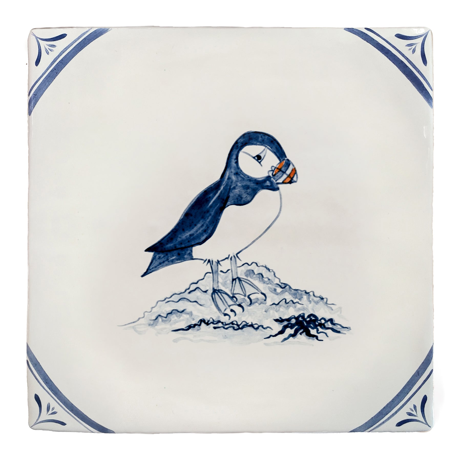 Cornish Delft Puffin