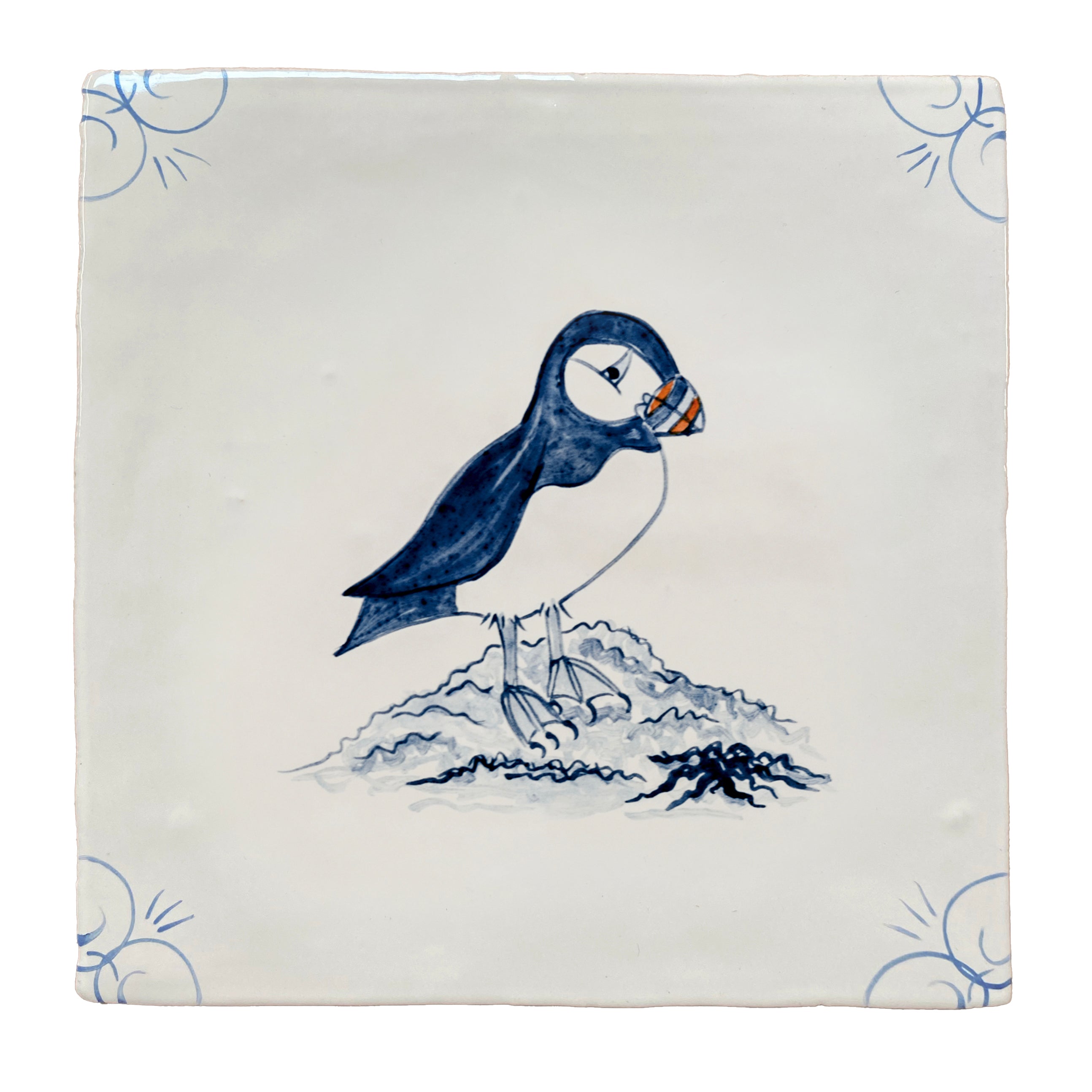 Cornish Delft Puffin