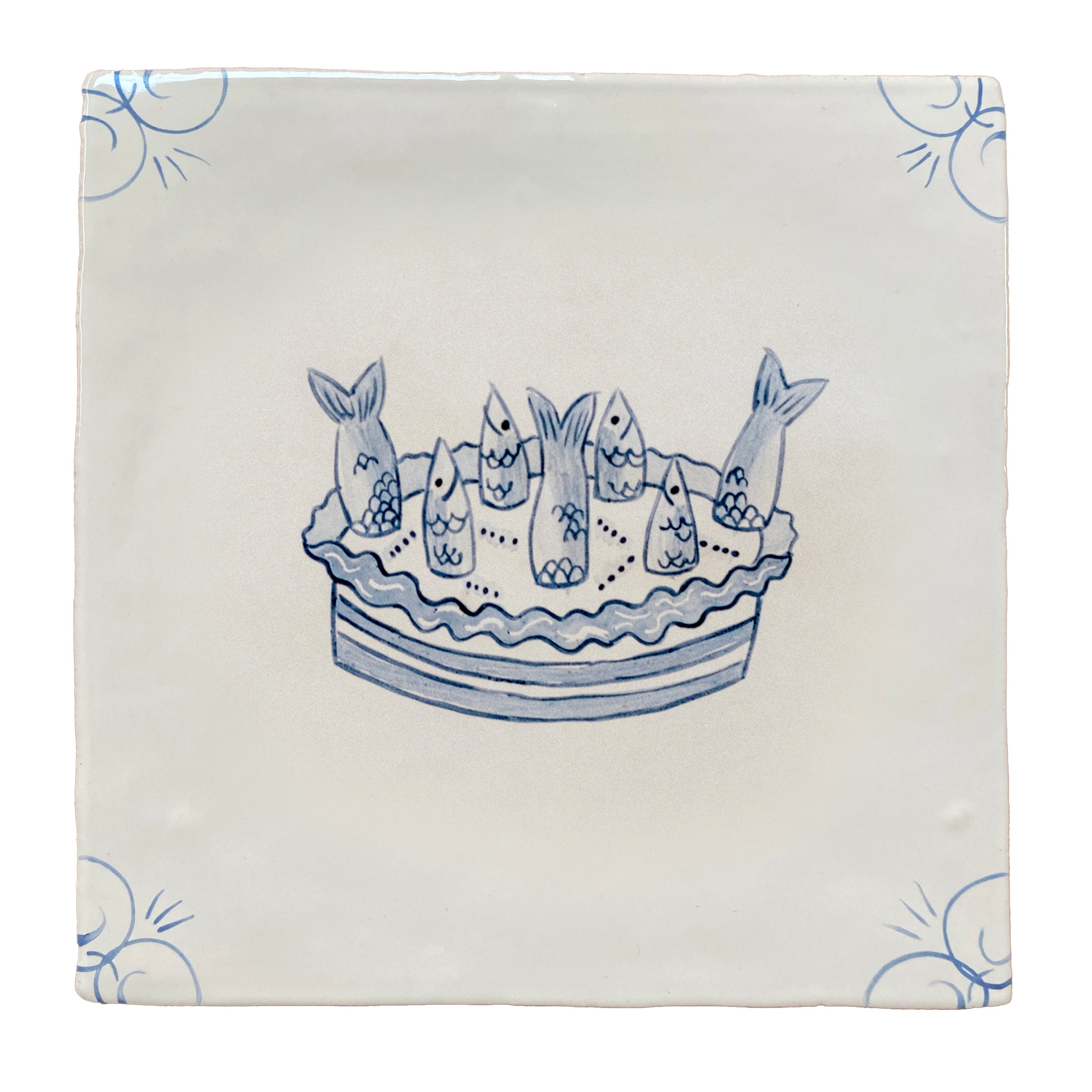 Cornish Delft Stargazy Pie