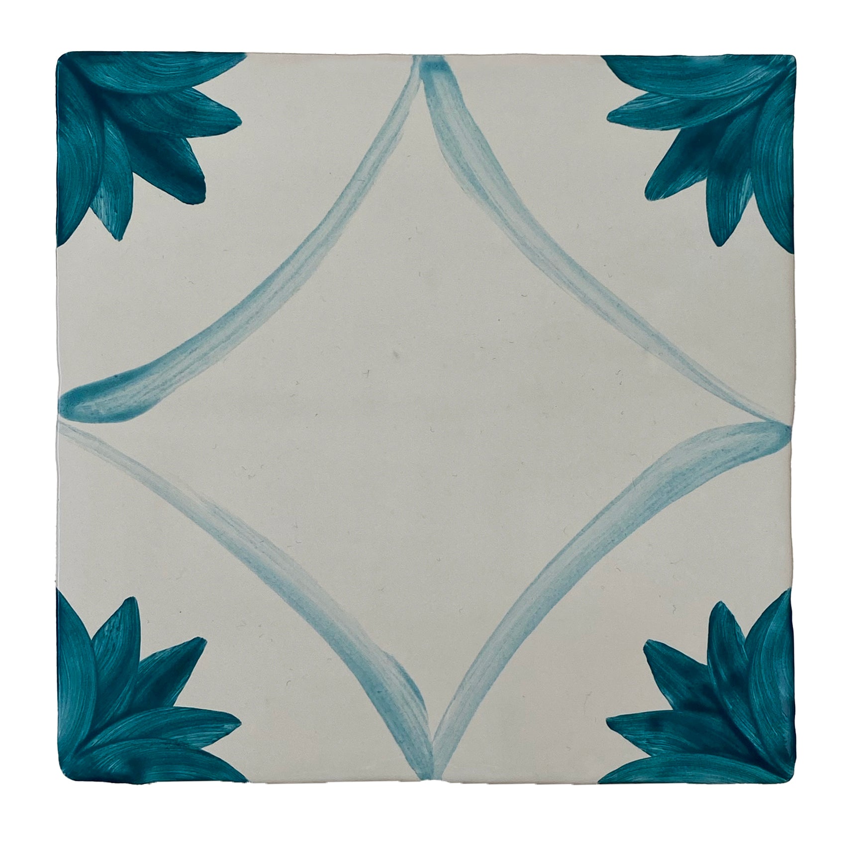 Rosen Teal Trellis