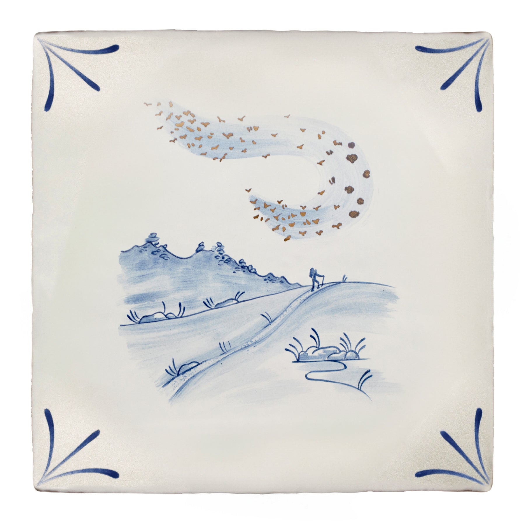 Wilderness Delft Murmurations with Gold
