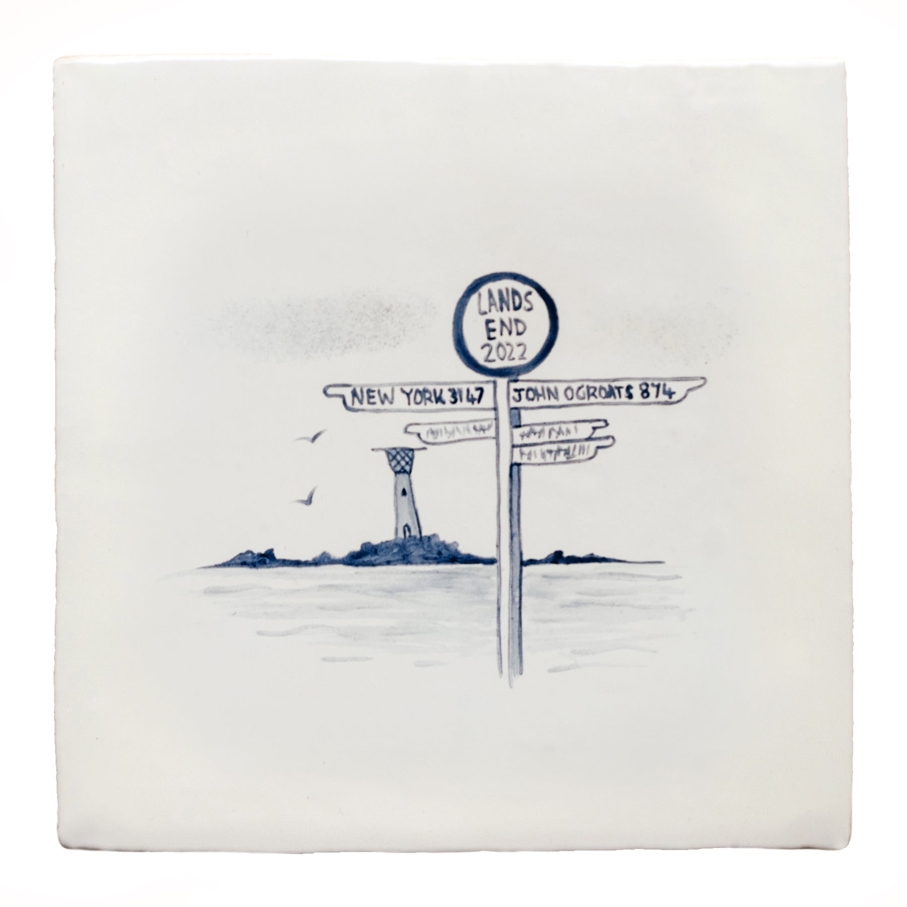 Cornish Delft Land's End