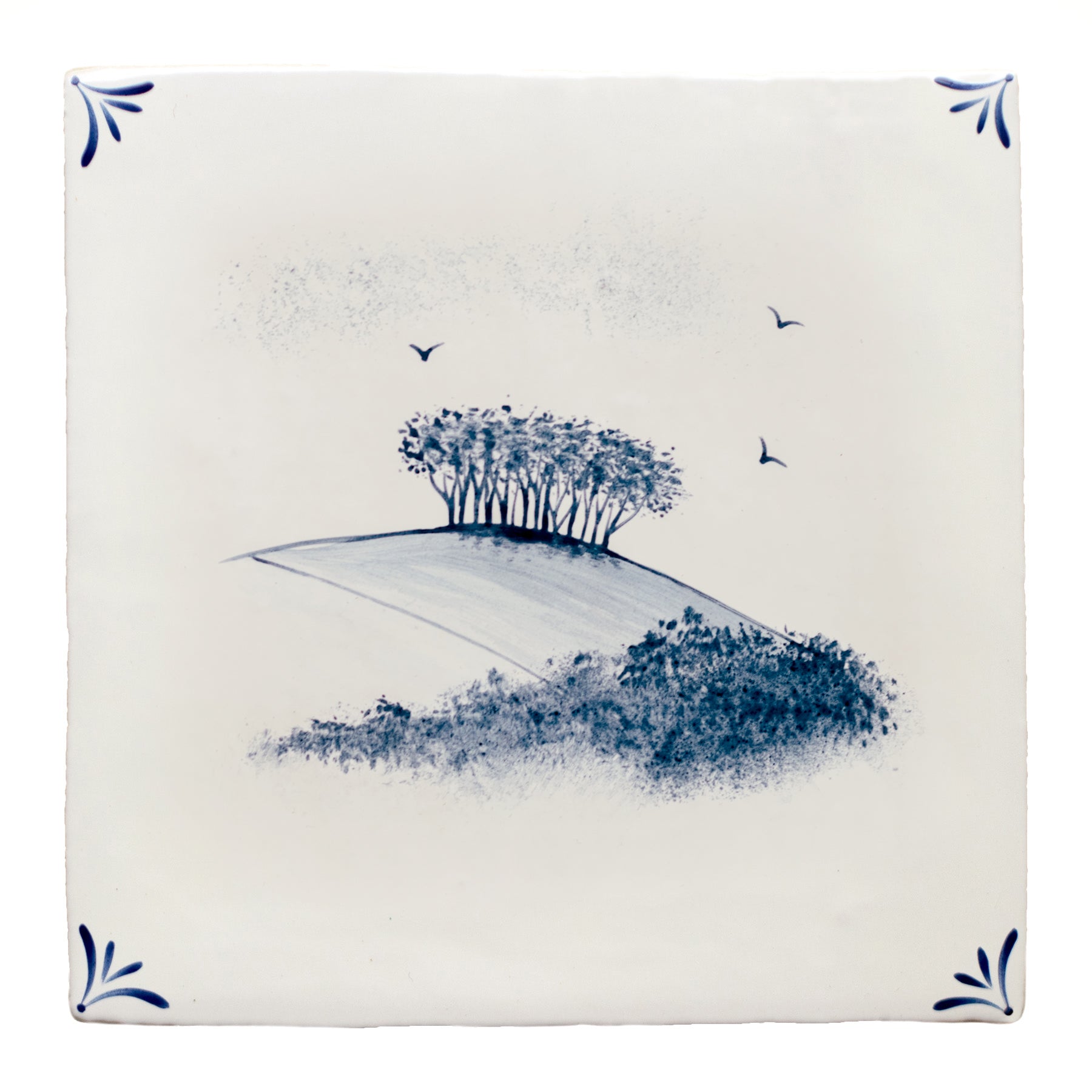 Cornish Delft Nearly Home Trees
