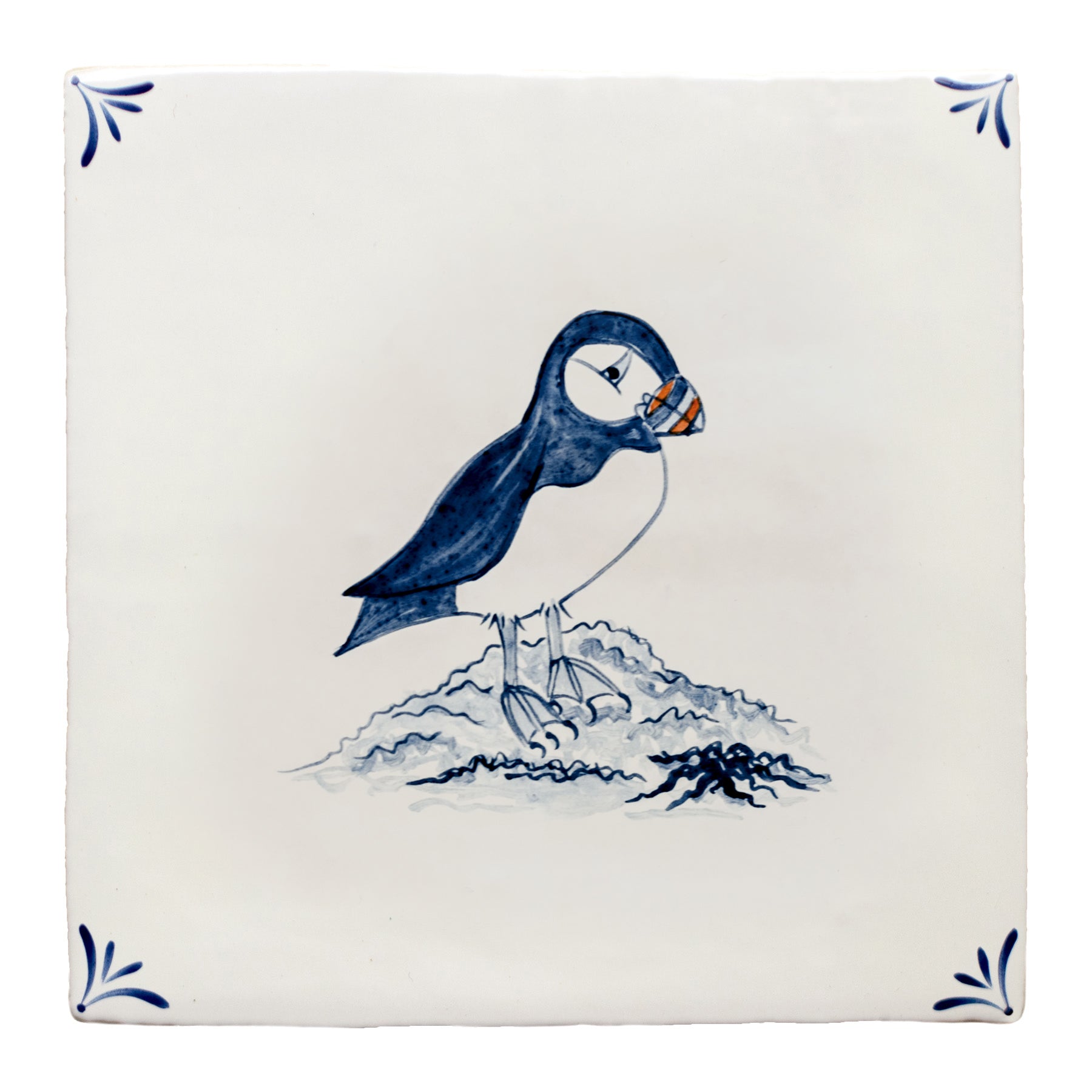 Cornish Delft Puffin