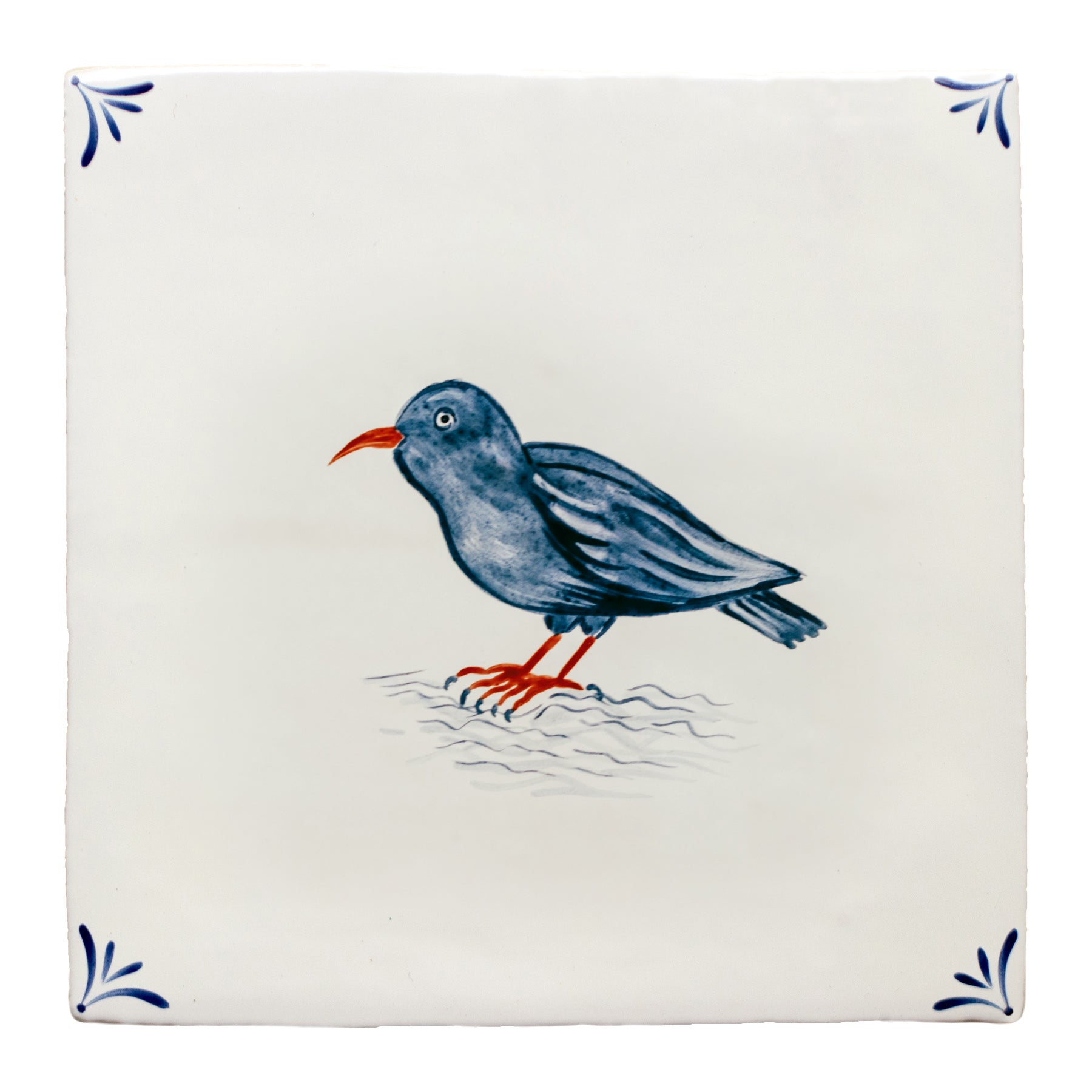 Cornish Delft Red Chough