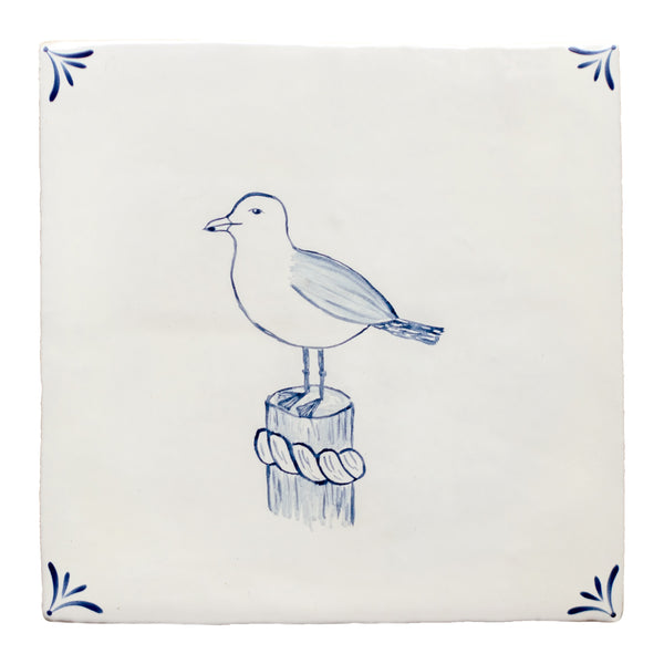 Cornish Delft Seagull
