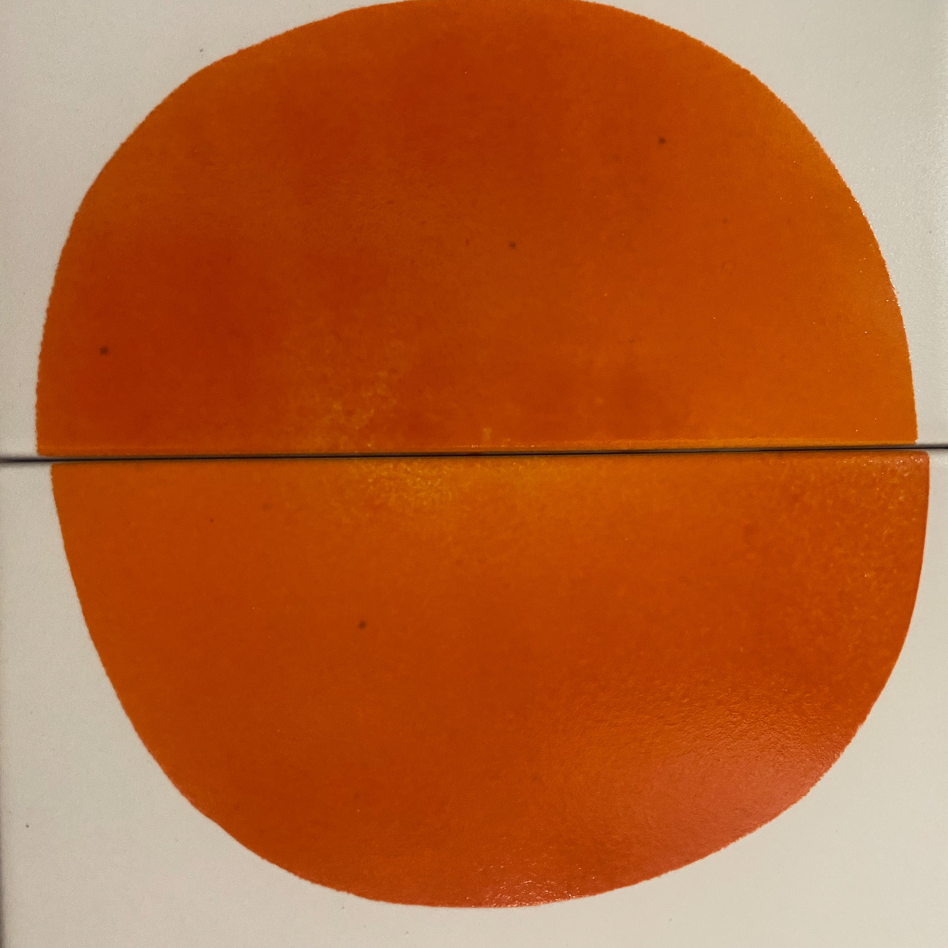 Seconds - Arc Floor Tile in Satsuma (Gloss finish)