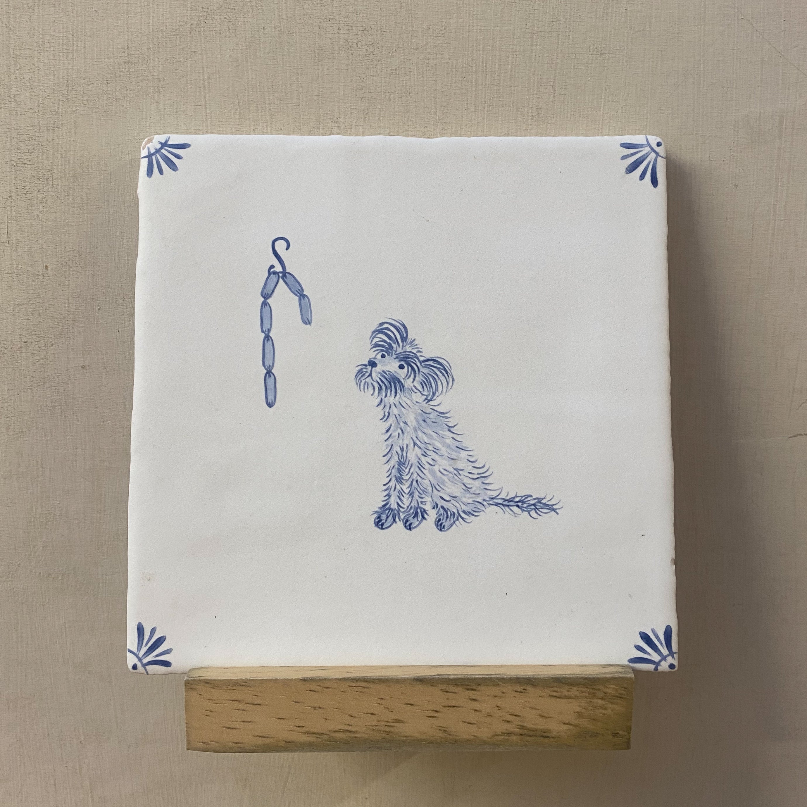 Seconds - Dog and Sausages on Chalk
