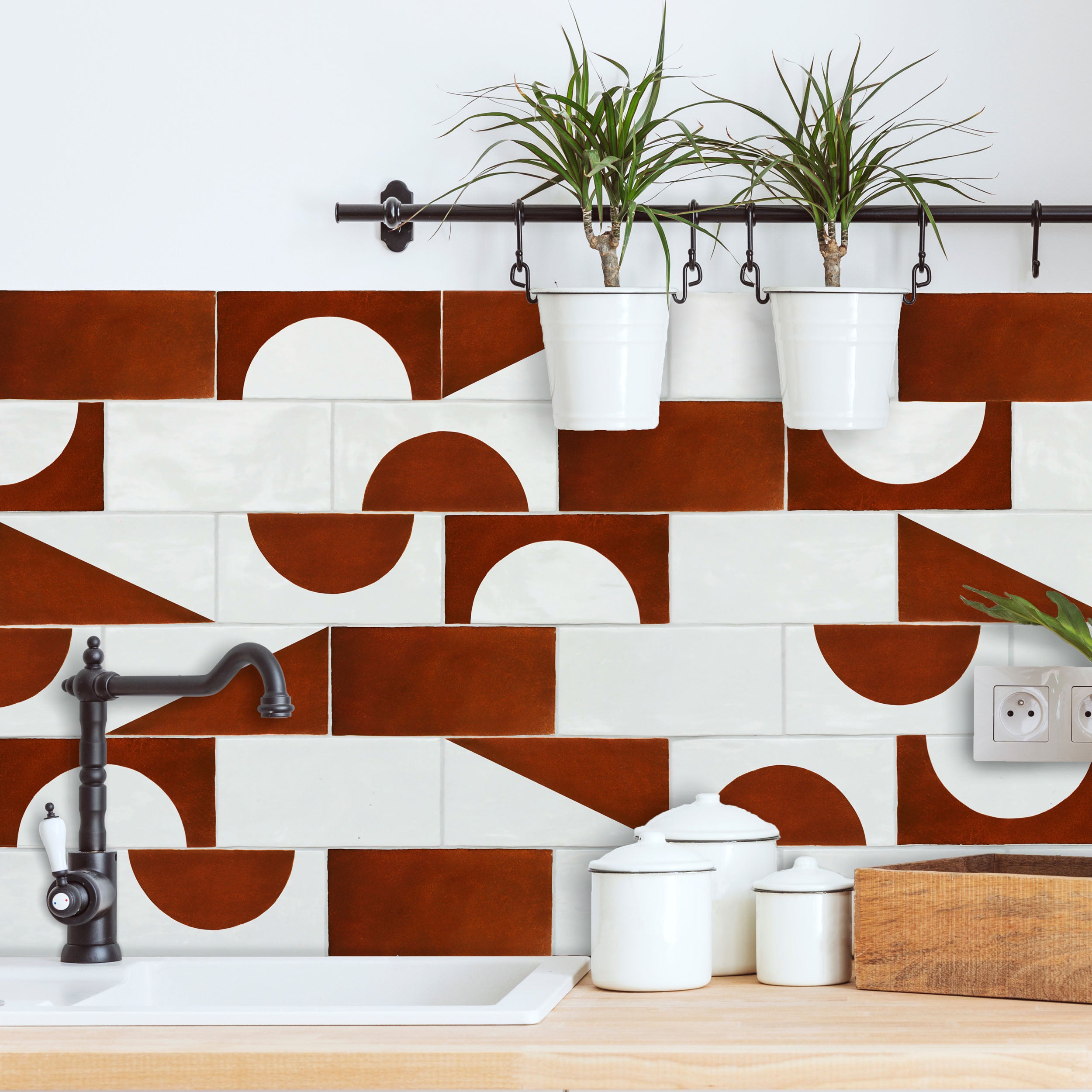 Signal Brick Terracotta (left)