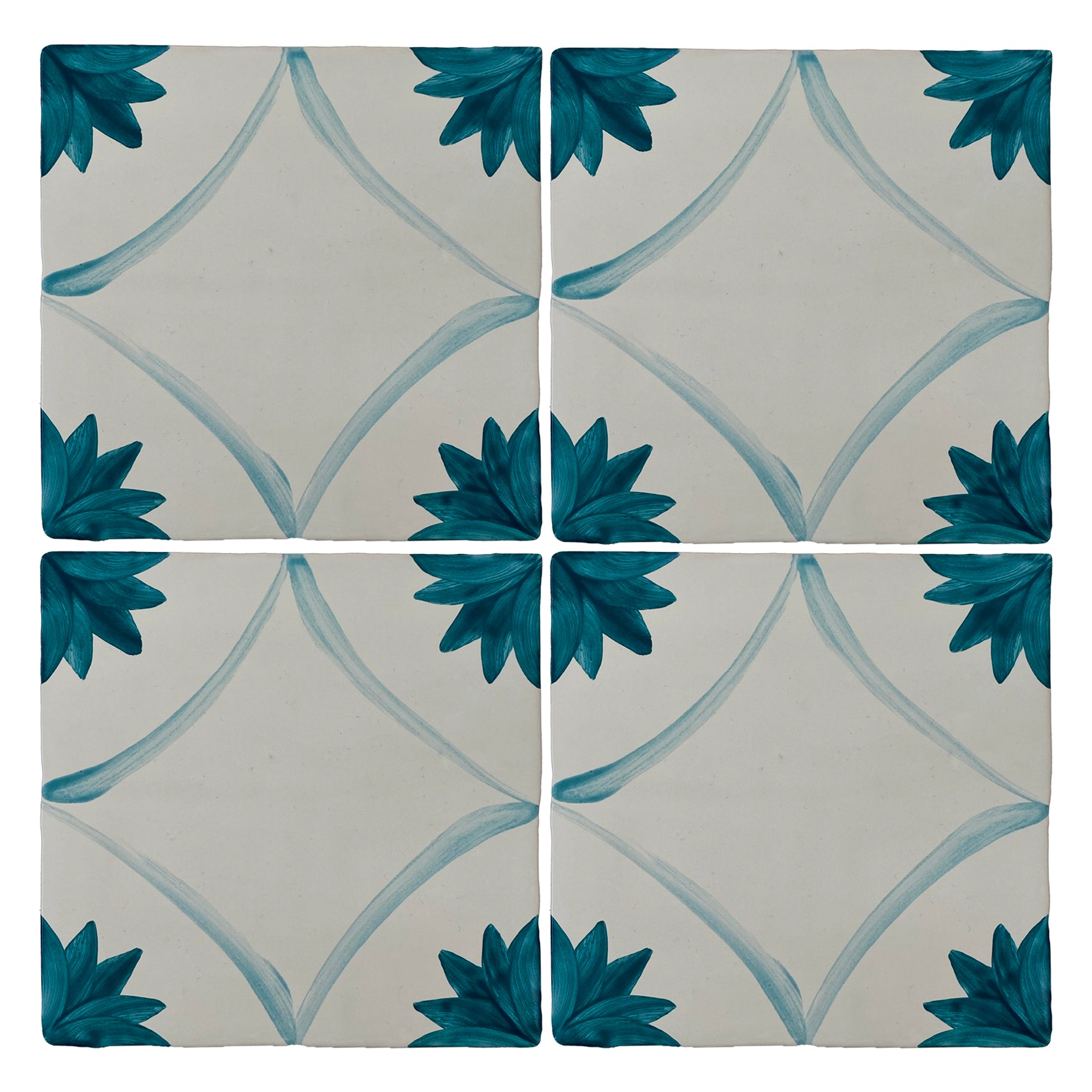 Rosen Teal Trellis
