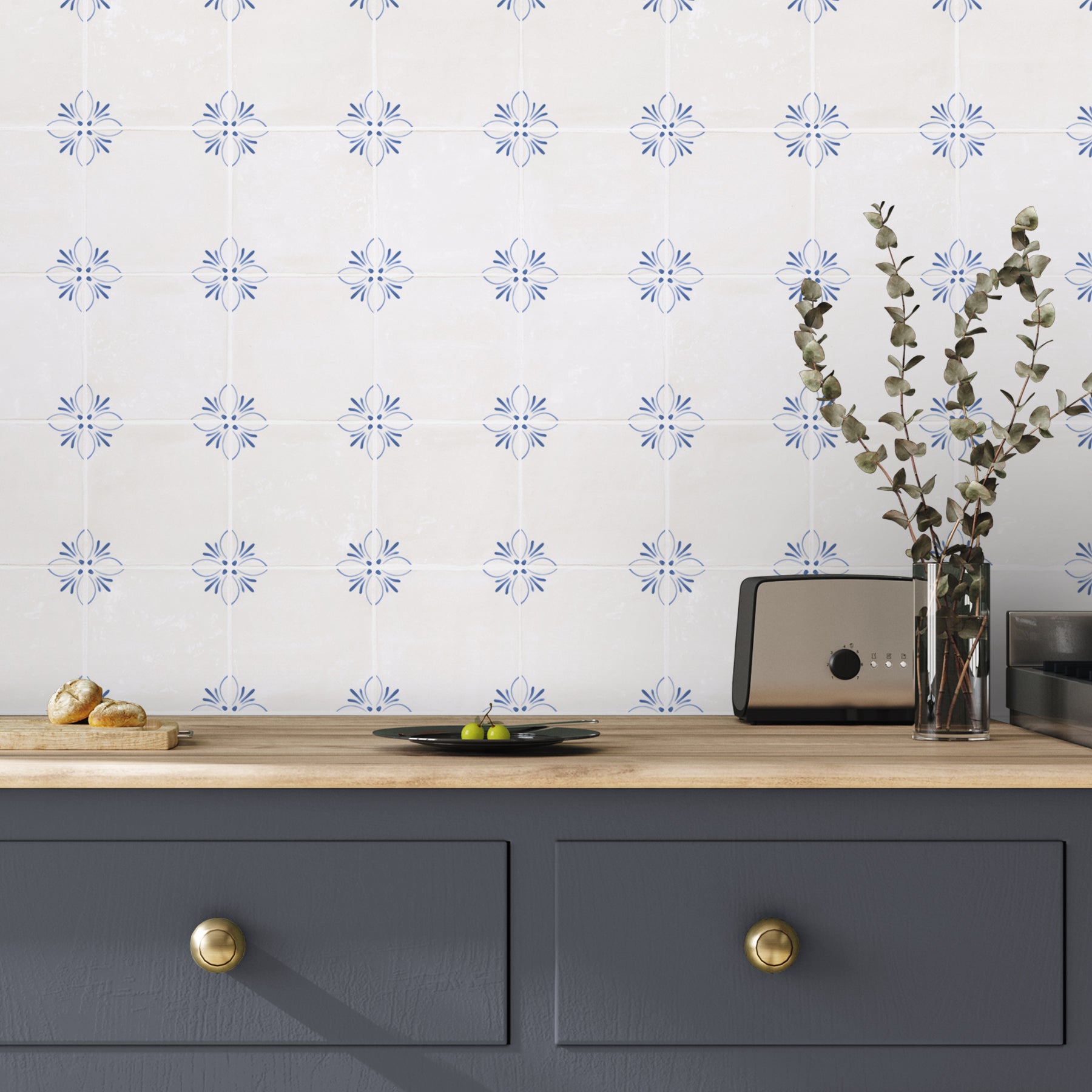 Tiled wall of Safran Corners in Sky