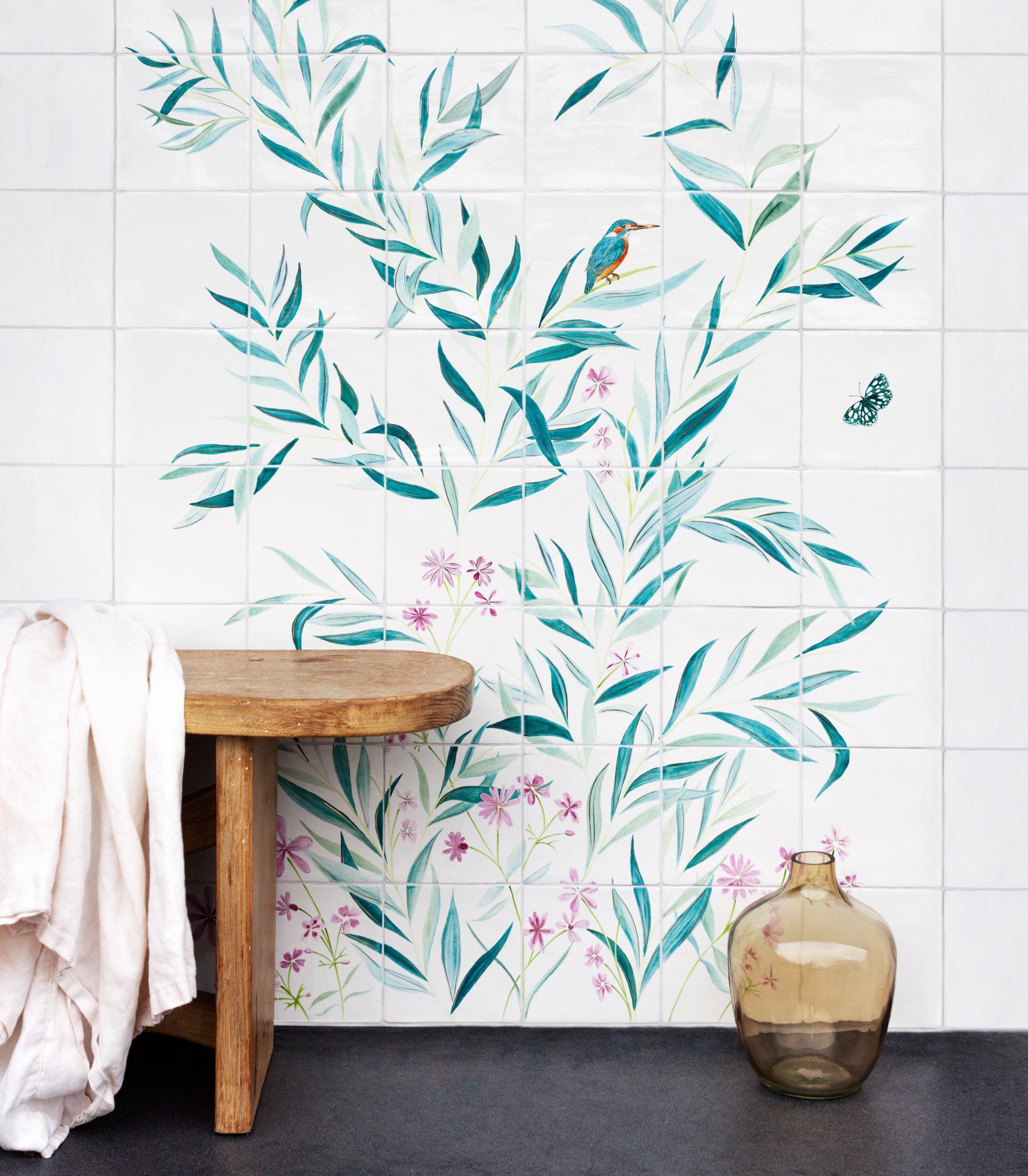 Willow Tile Mural 