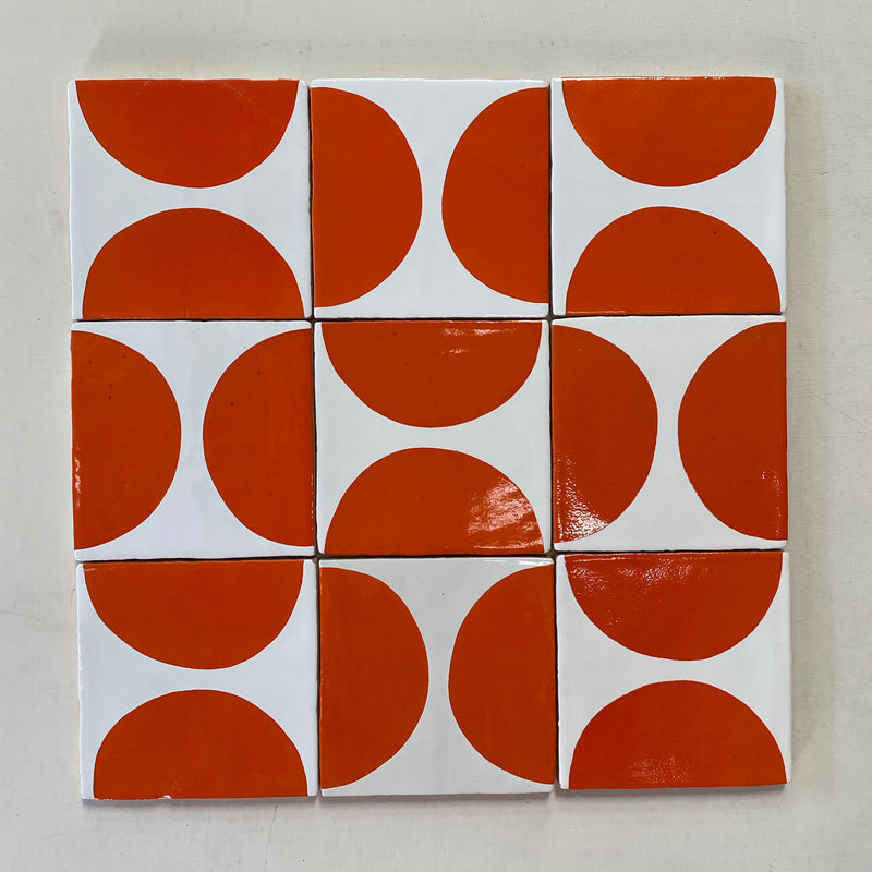 Seconds - Arc Satsuma on Cornish (Weathered Tiles)