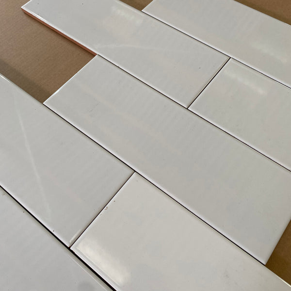 End of Line - Plain White Brick Tiles