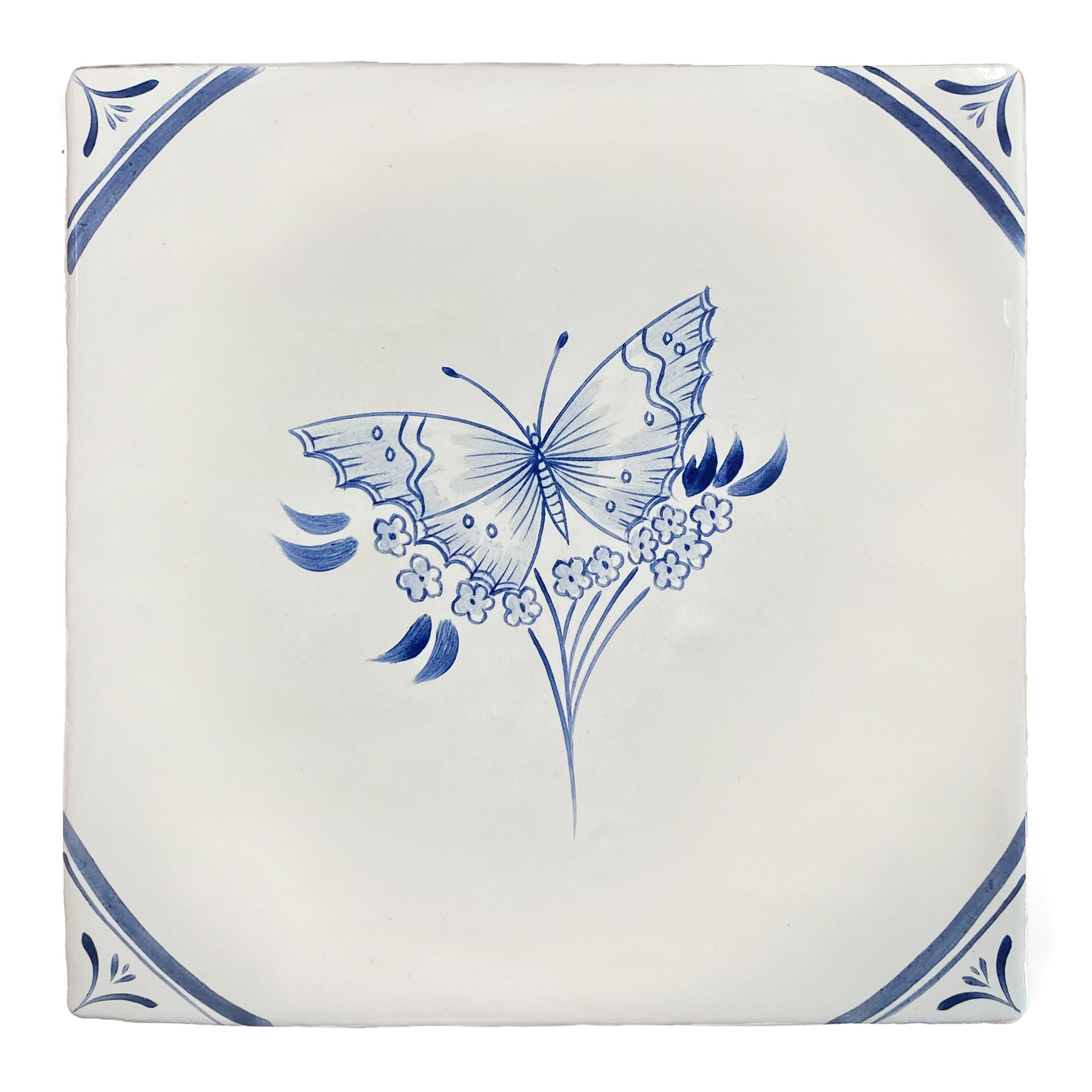English Delft Butterfly 1