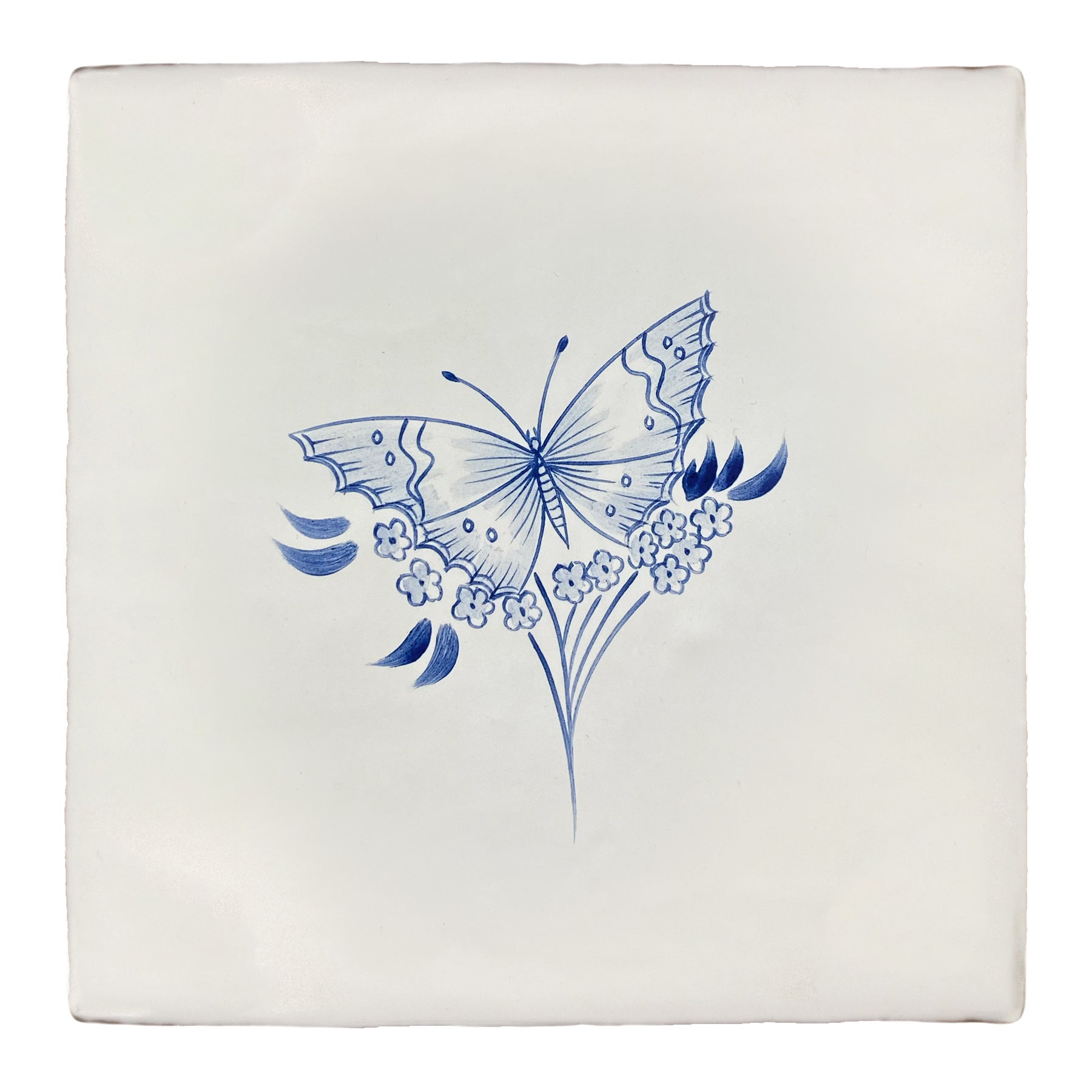 English Delft Butterfly 1