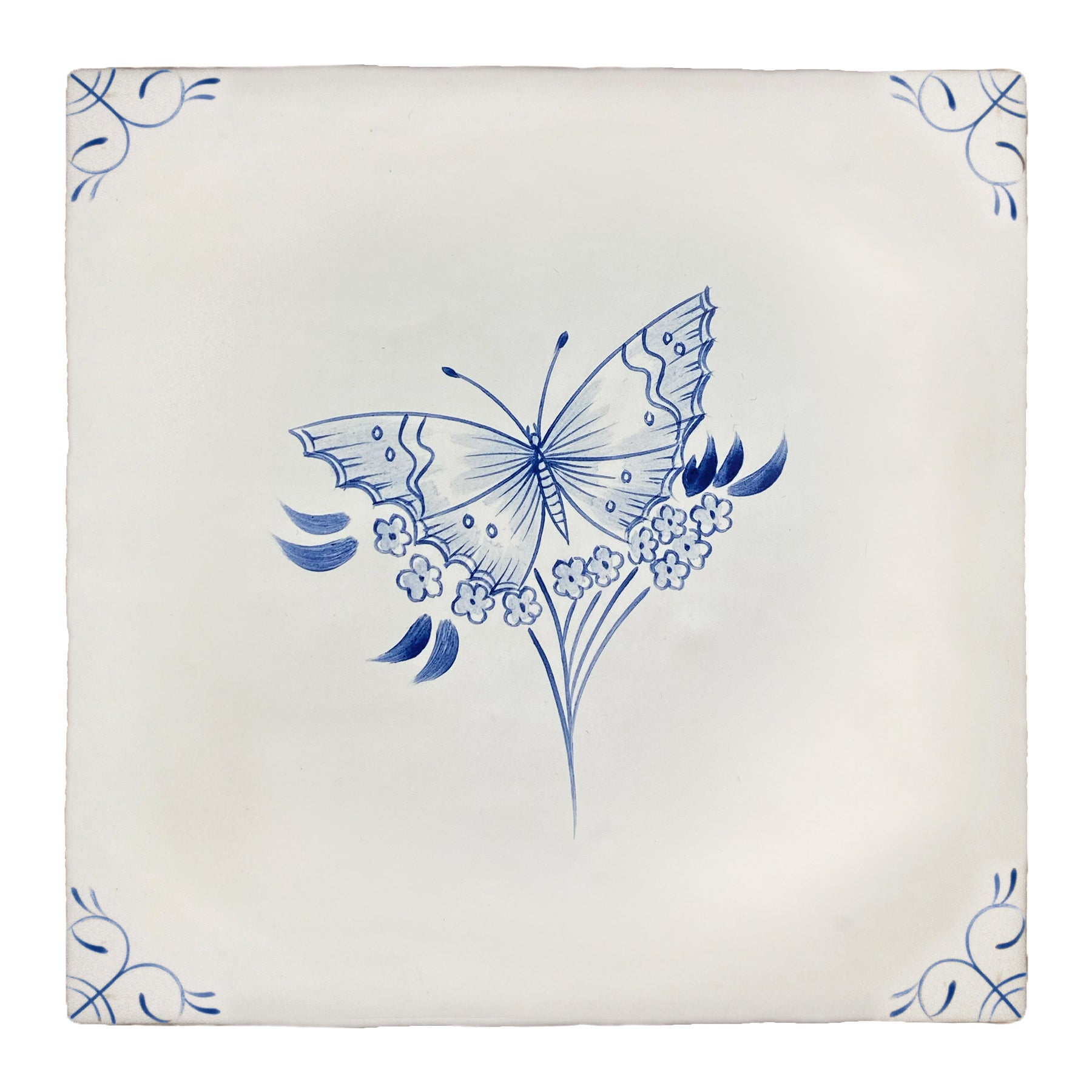 English Delft Butterfly 1