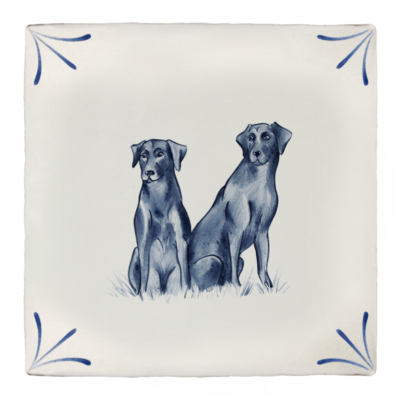 Cotswold Delft Black Labradors
