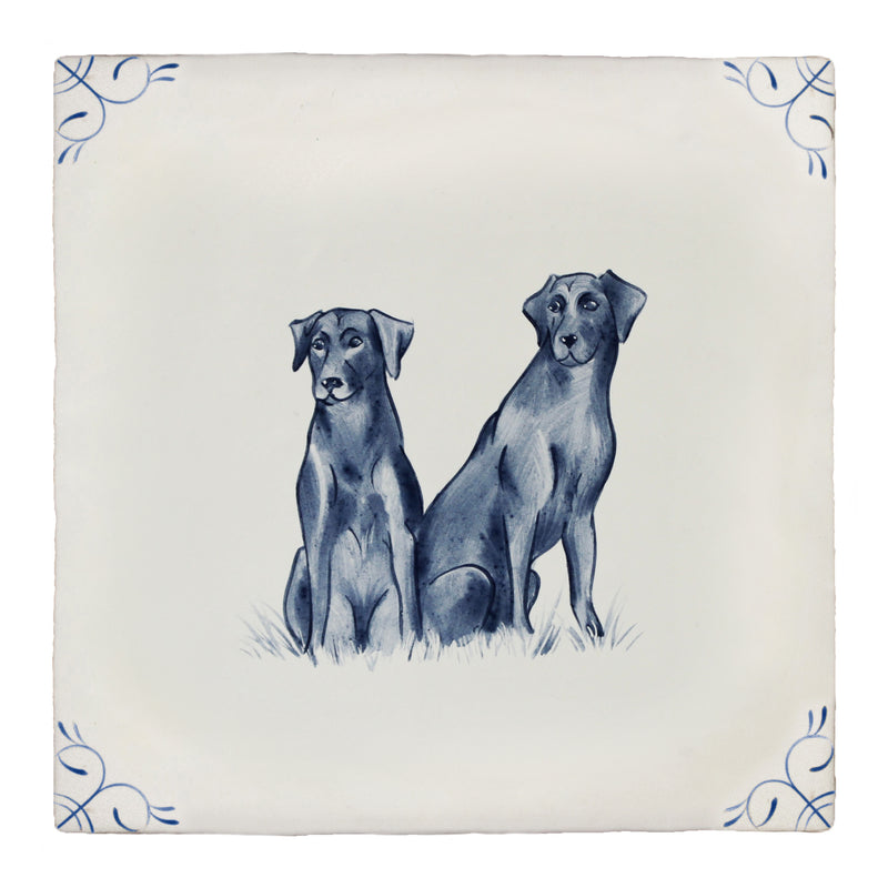 Cotswold Delft Black Labradors