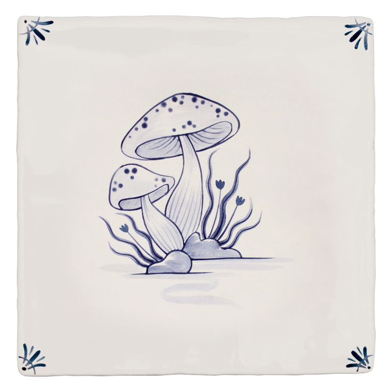 Wilderness Delft Wild Mushroom with Gold