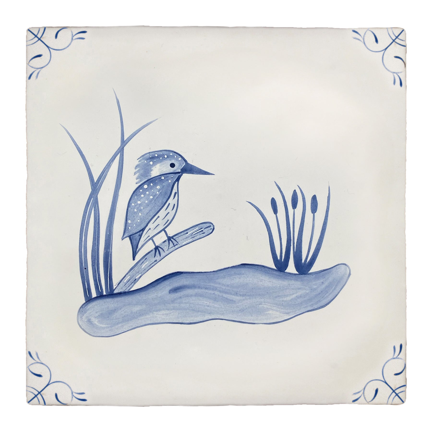 English Delft Kingfisher