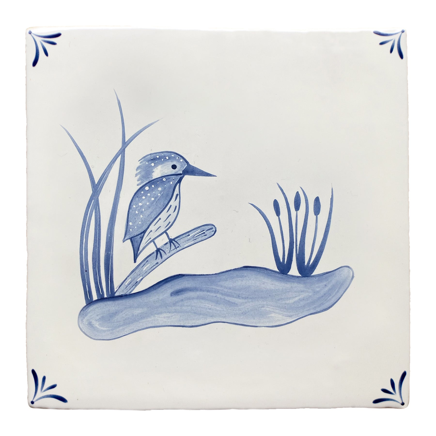 English Delft Kingfisher