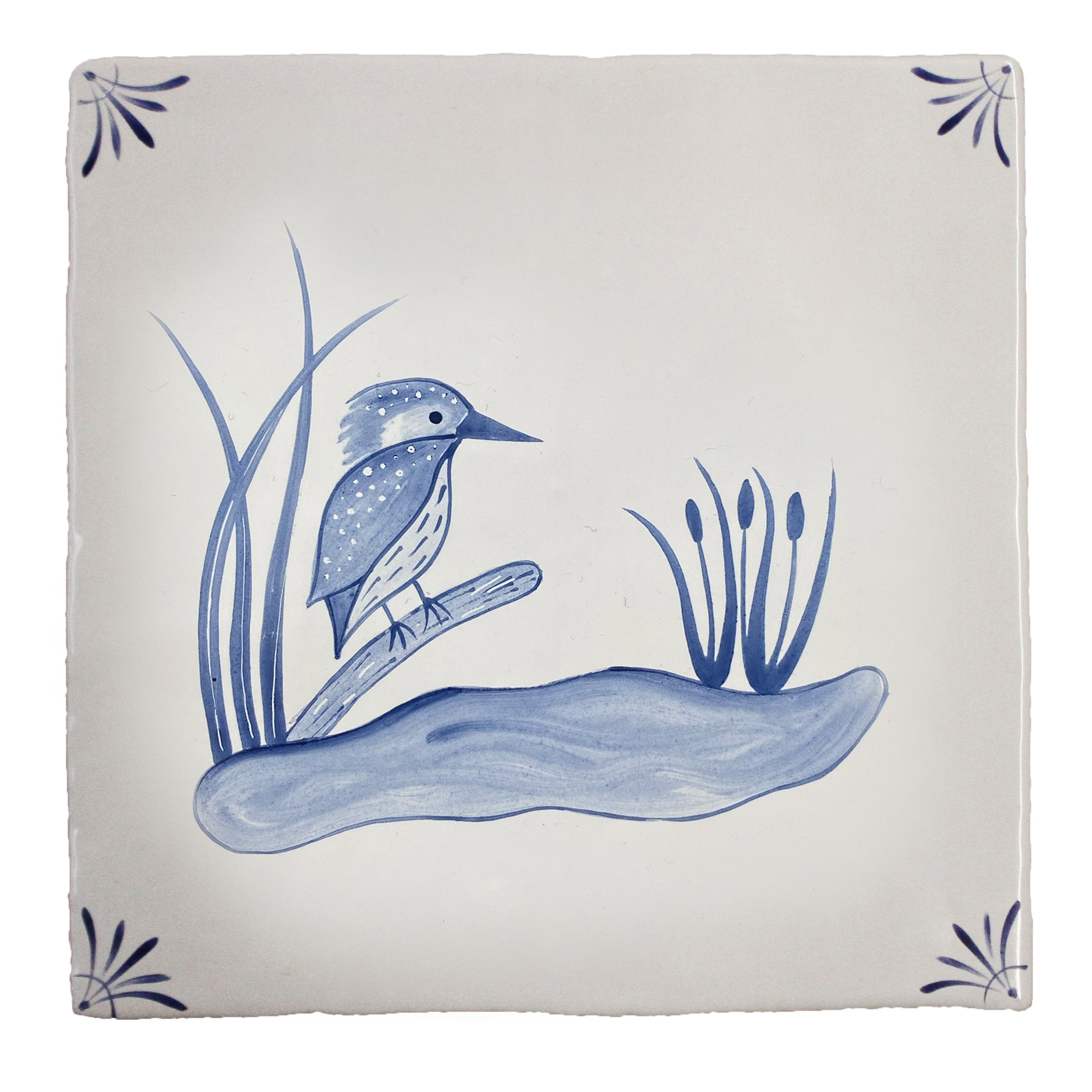 English Delft Kingfisher