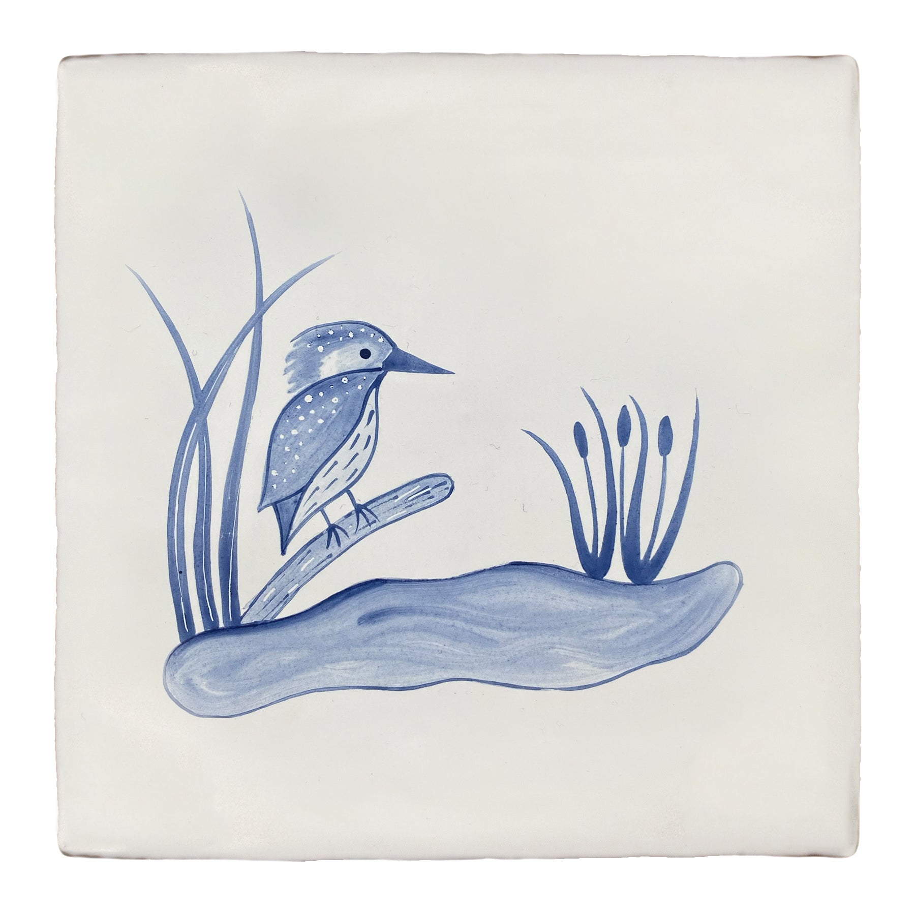 English Delft Kingfisher