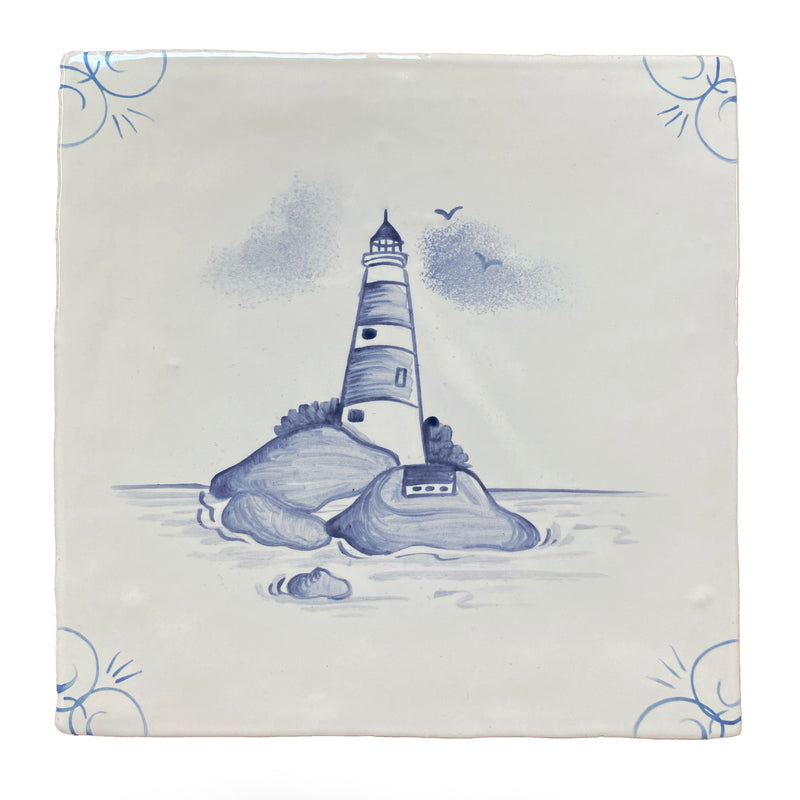 Traditional English Delft Lighthouse