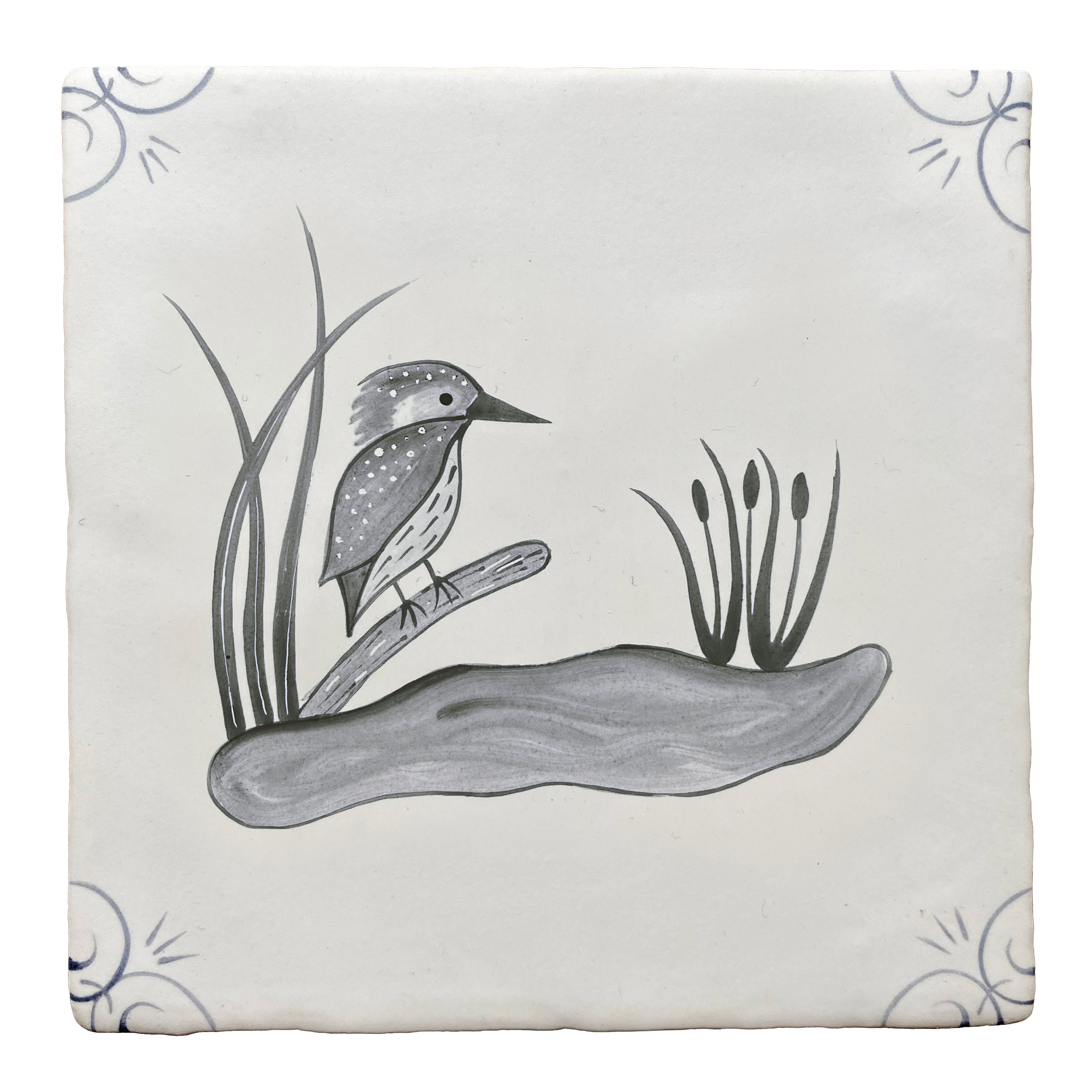 English Delft Kingfisher