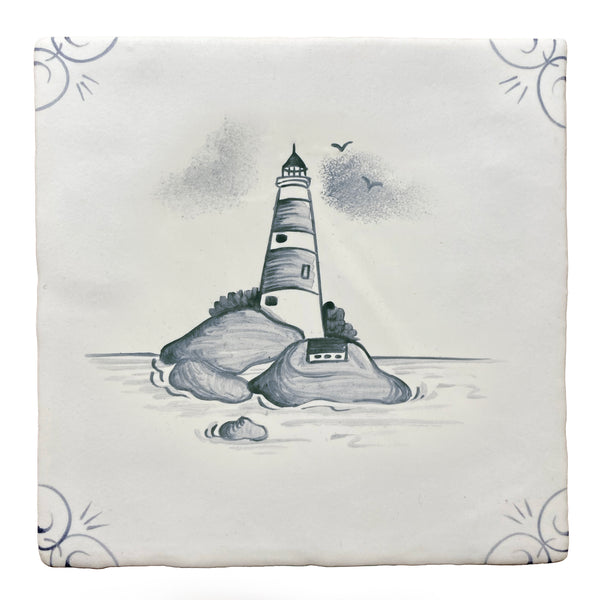 Traditional English Delft Lighthouse