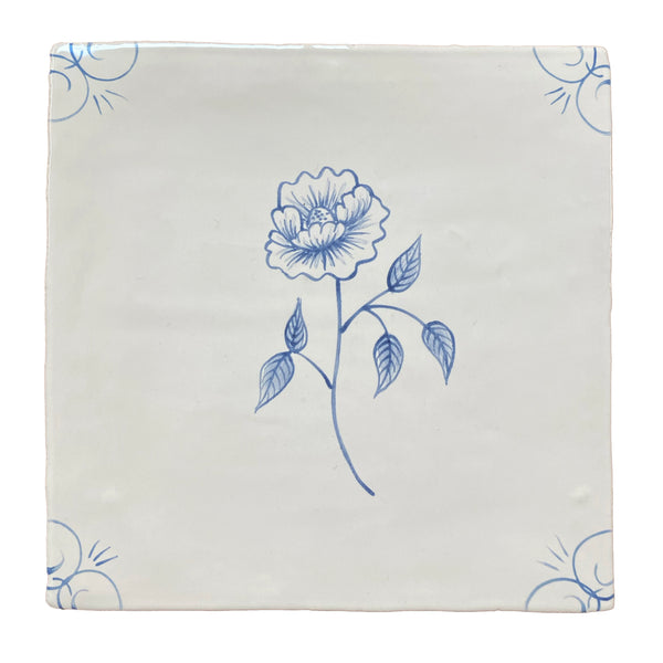 Traditional English Delft Peony