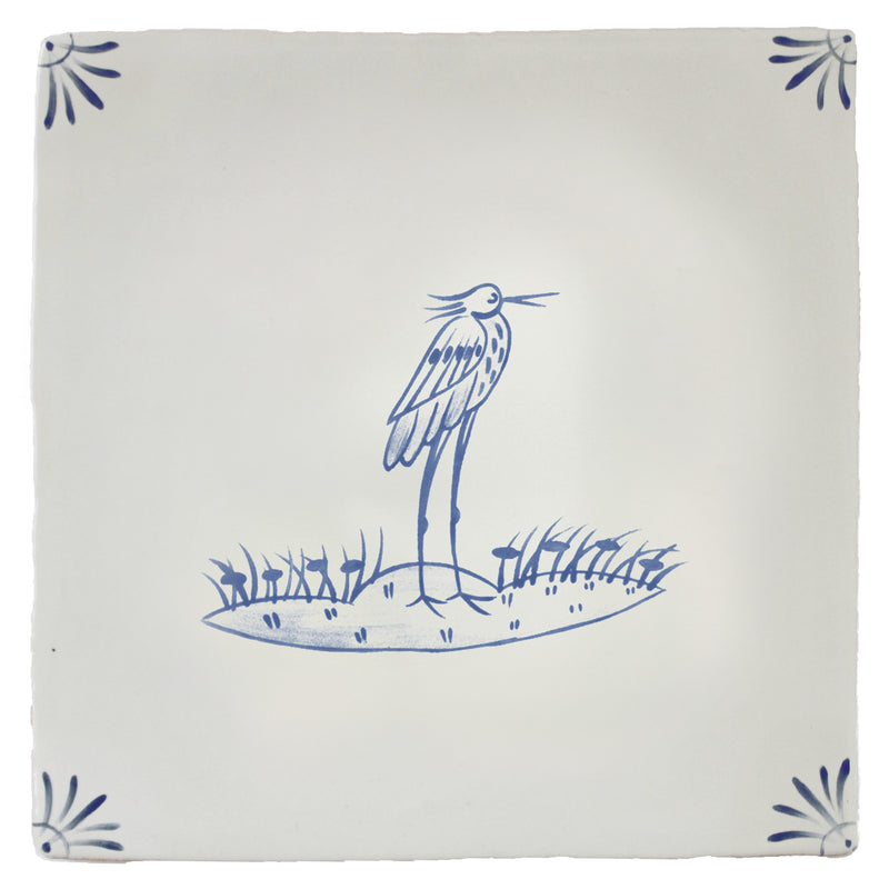 River Bird Egret Delft (right)