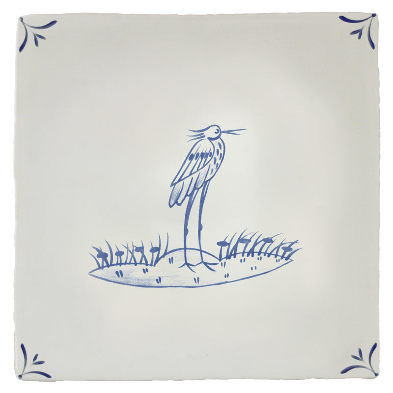 River Bird Egret Delft (right)